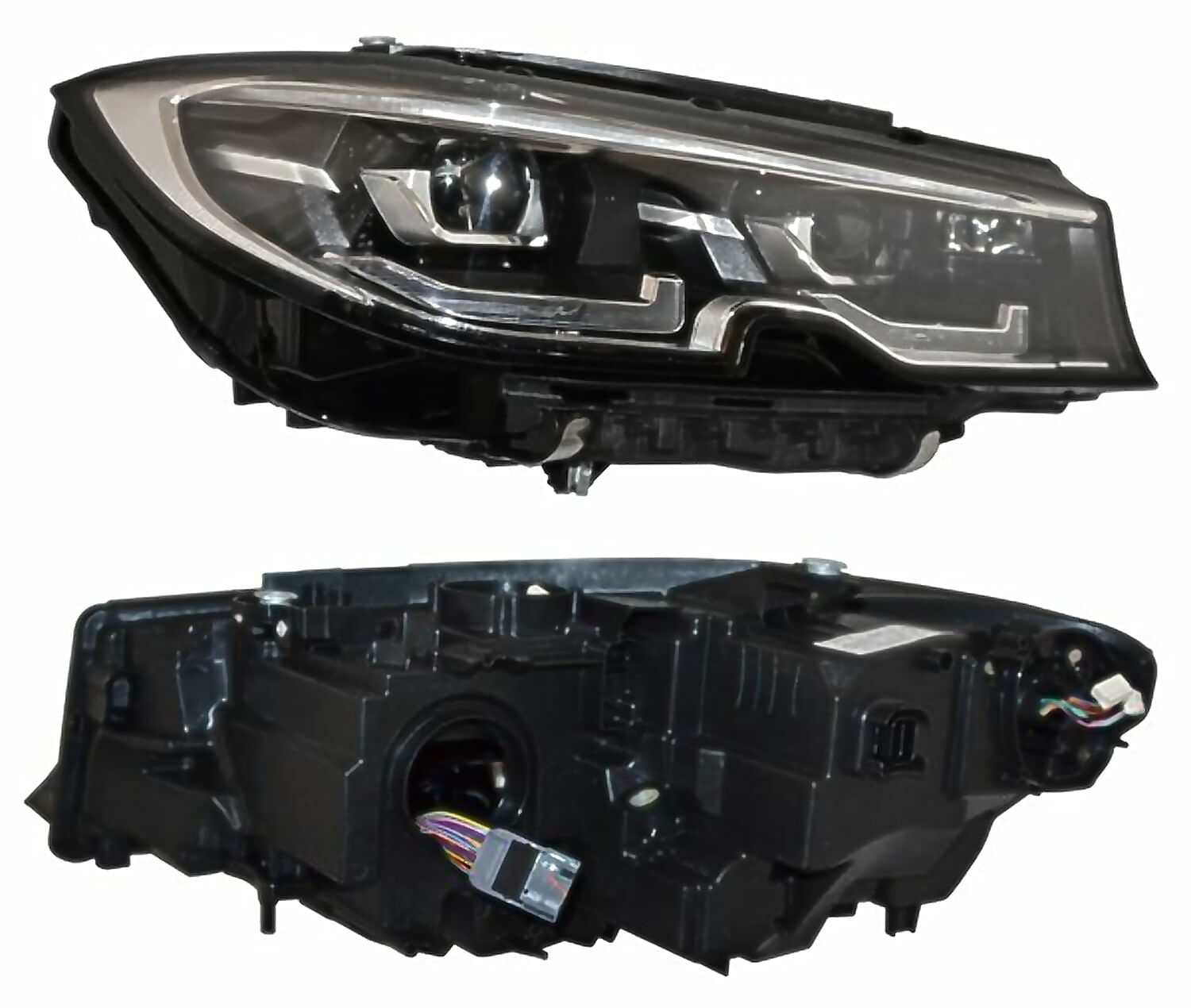 Faro Con Leds Con Motor Lado Pasajero