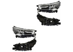 Par De Faros Filo Cromado Con Leds Con Lupa Con Motor