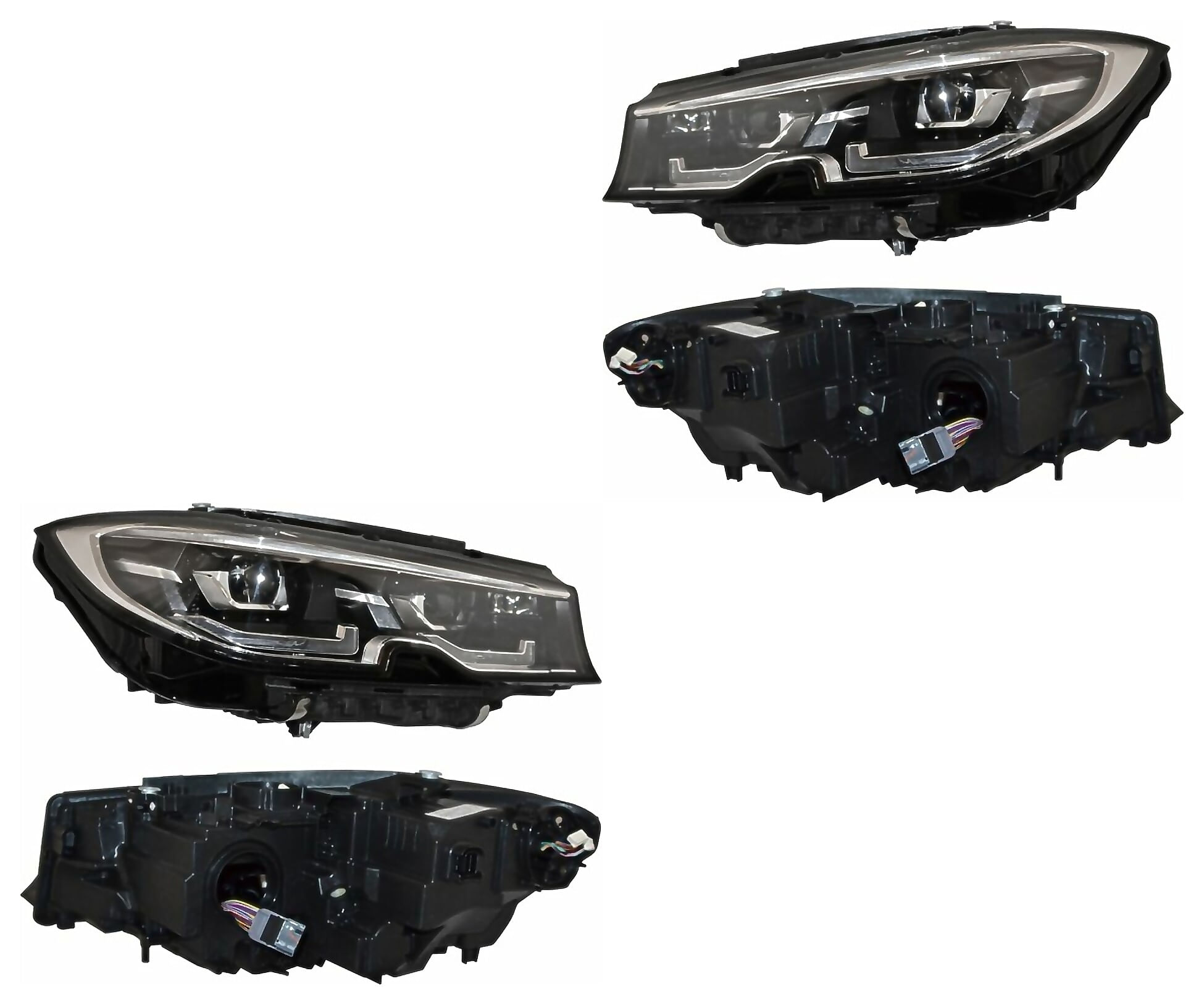 Par De Faros Con Leds Con Motor
