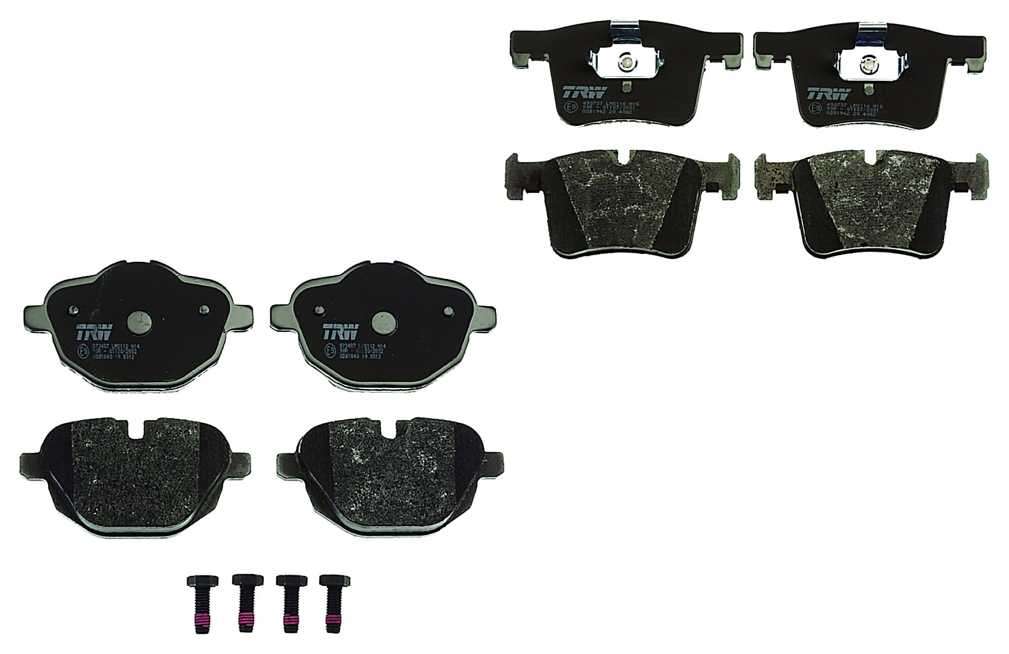 Kit De Balatas Bajos Metales Delanteras Y Traseras