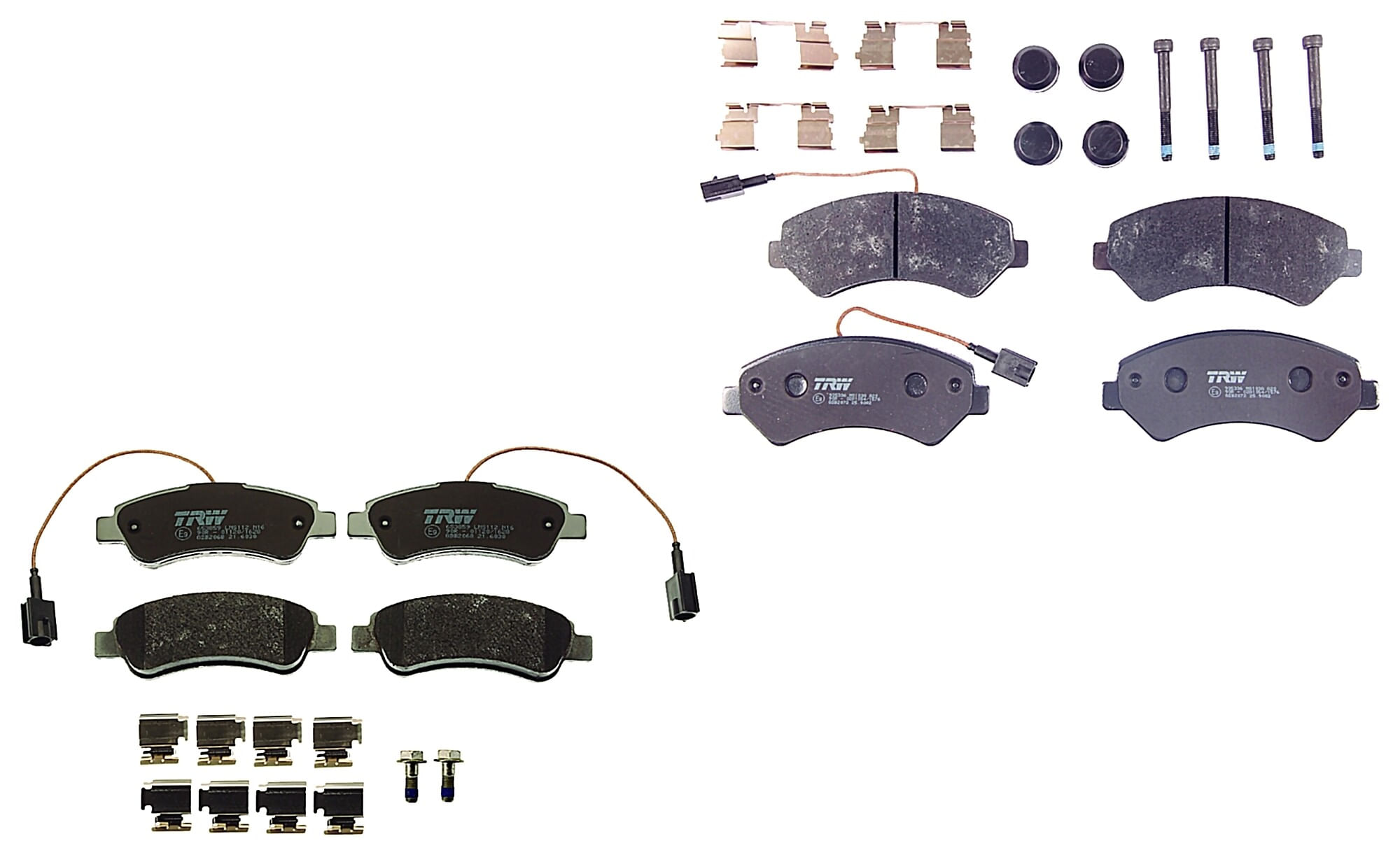 Kit De Balatas Bajos Metales Delanteras Y Traseras