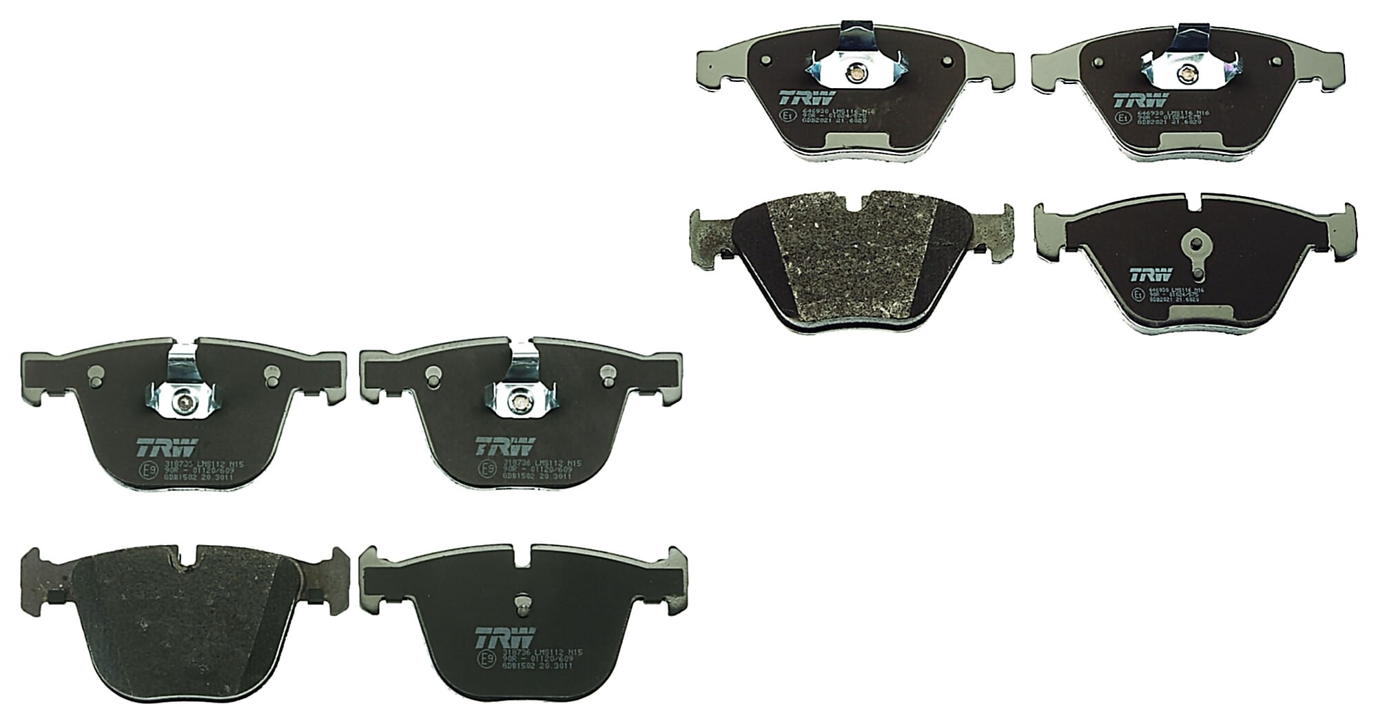 Kit De Balatas Bajos Metales Delanteras Y Traseras
