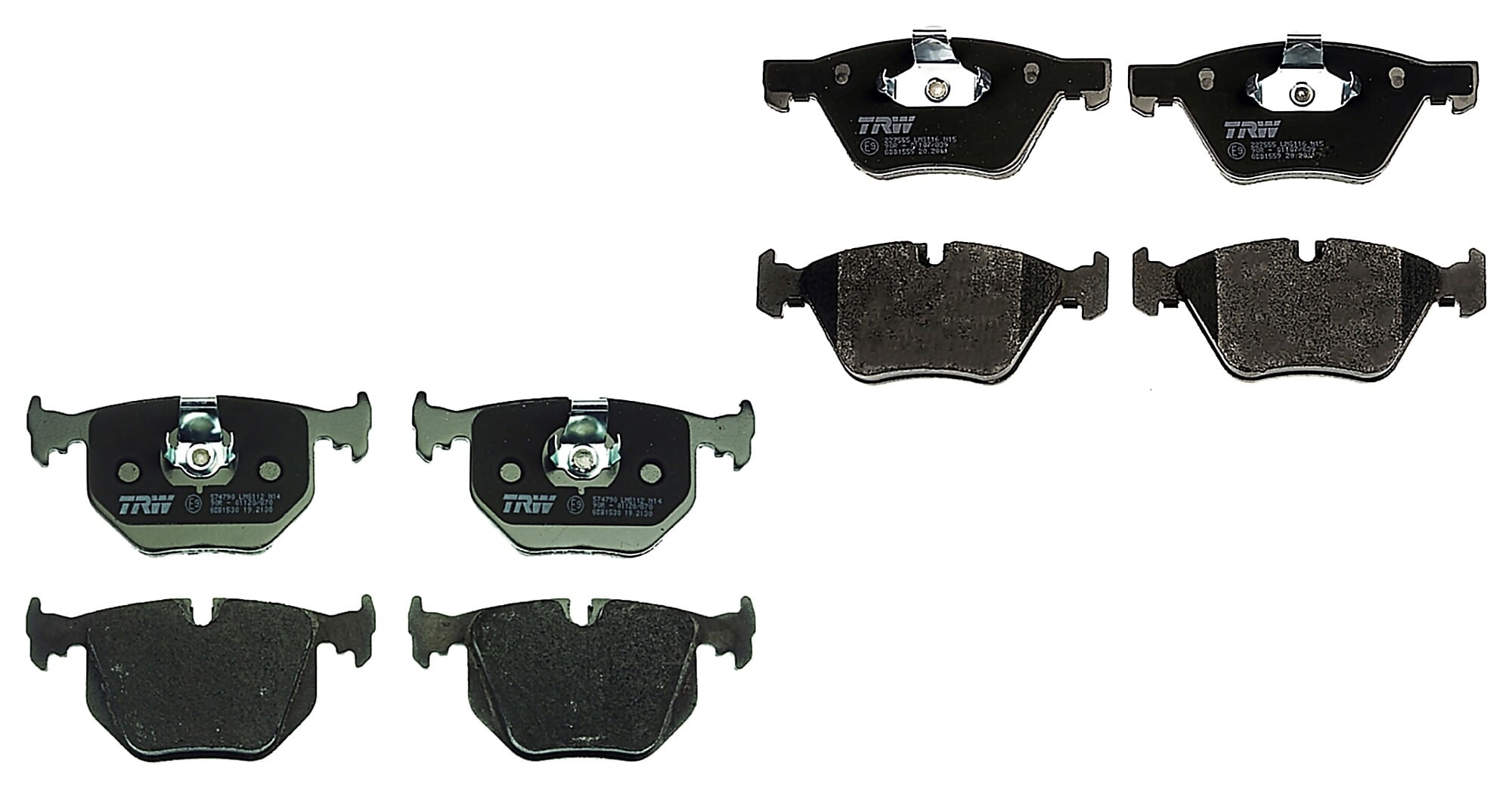 Kit De Balatas Bajos Metales Delanteras Y Traseras