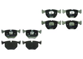 Kit De Balatas Bajos Metales Delanteras Y Traseras