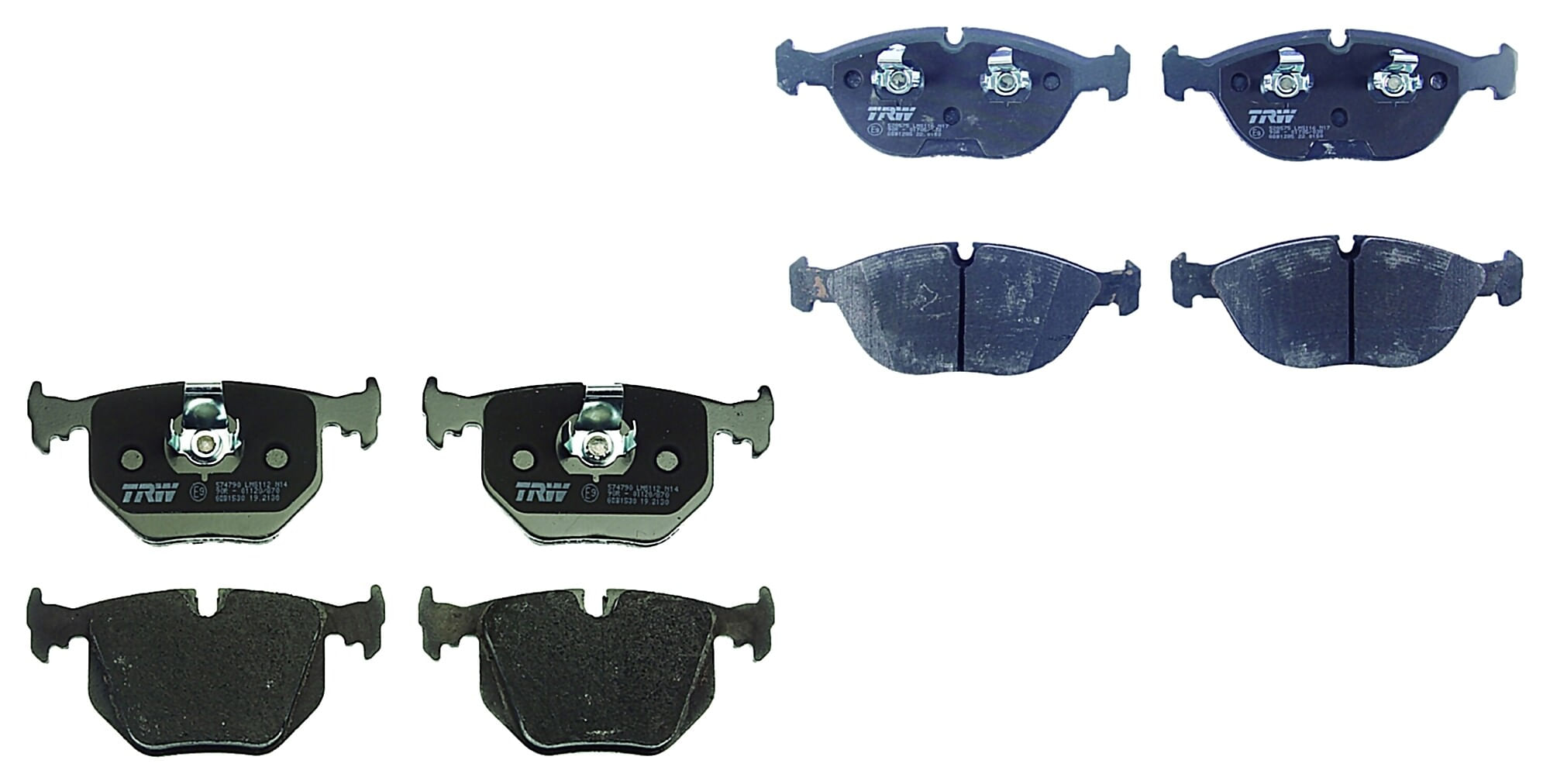 Kit De Balatas Bajos Metales Delanteras Y Traseras