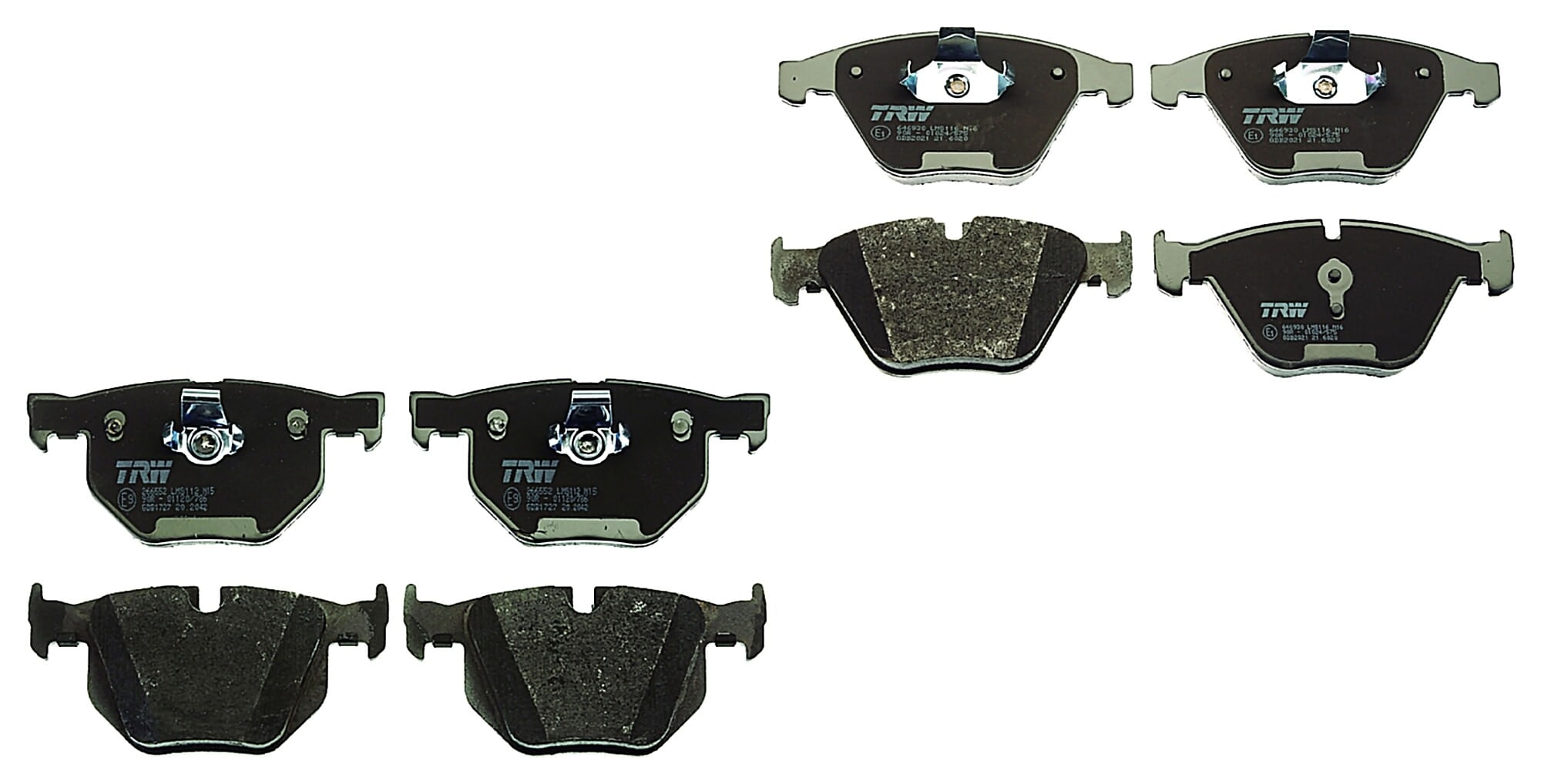 Kit De Balatas Bajos Metales Delanteras Y Traseras