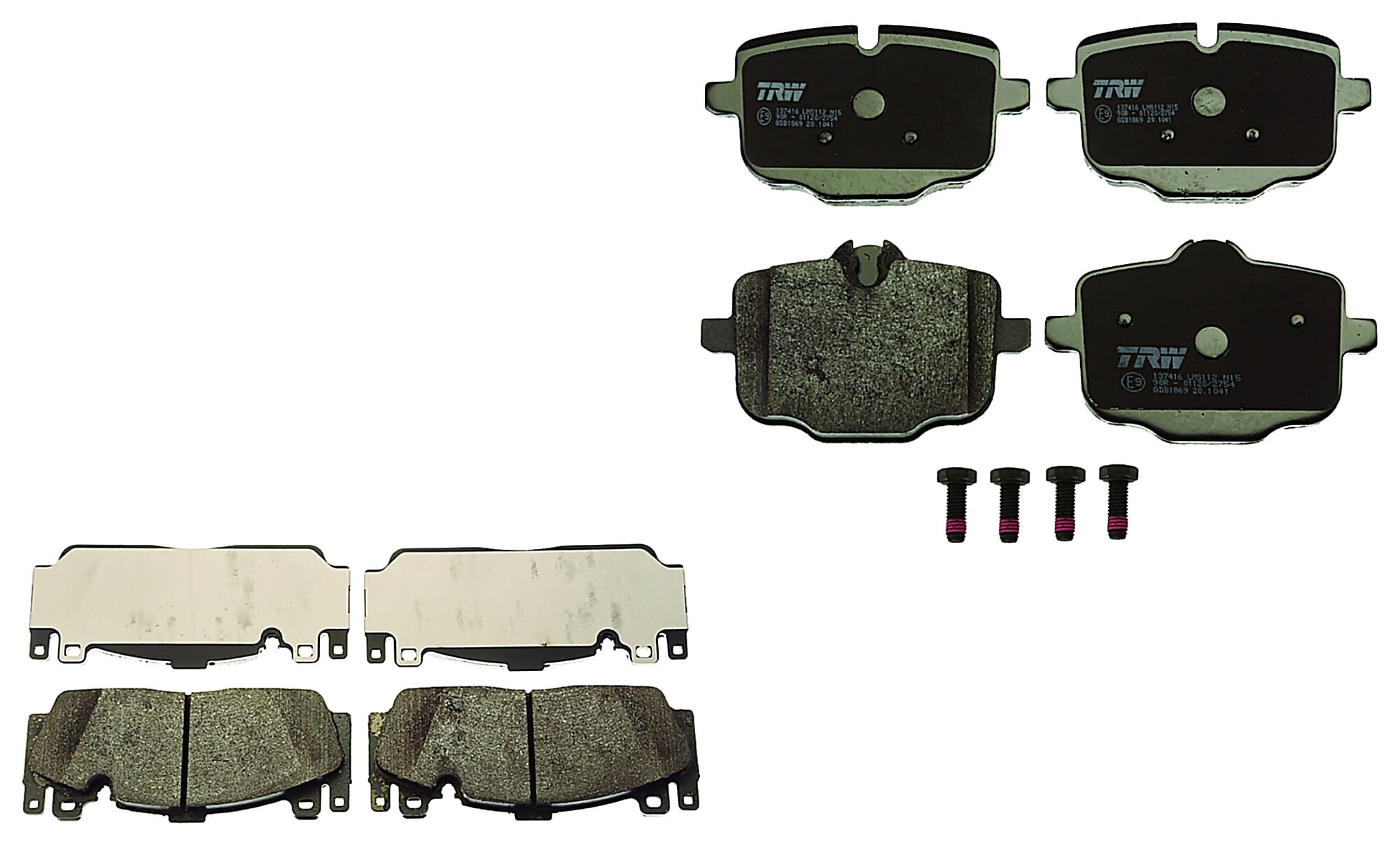 Kit De Balatas Bajos Metales Delanteras Y Traseras