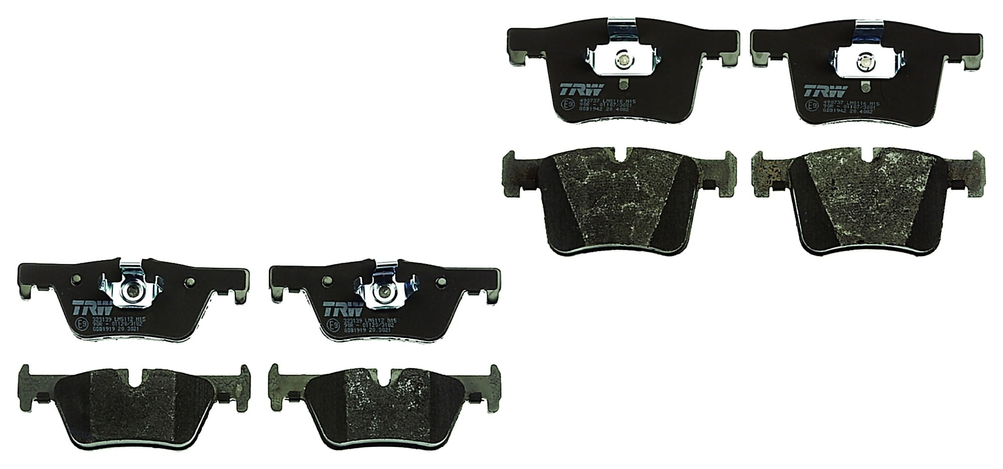Kit De Balatas Bajos Metales Delanteras Y Traseras