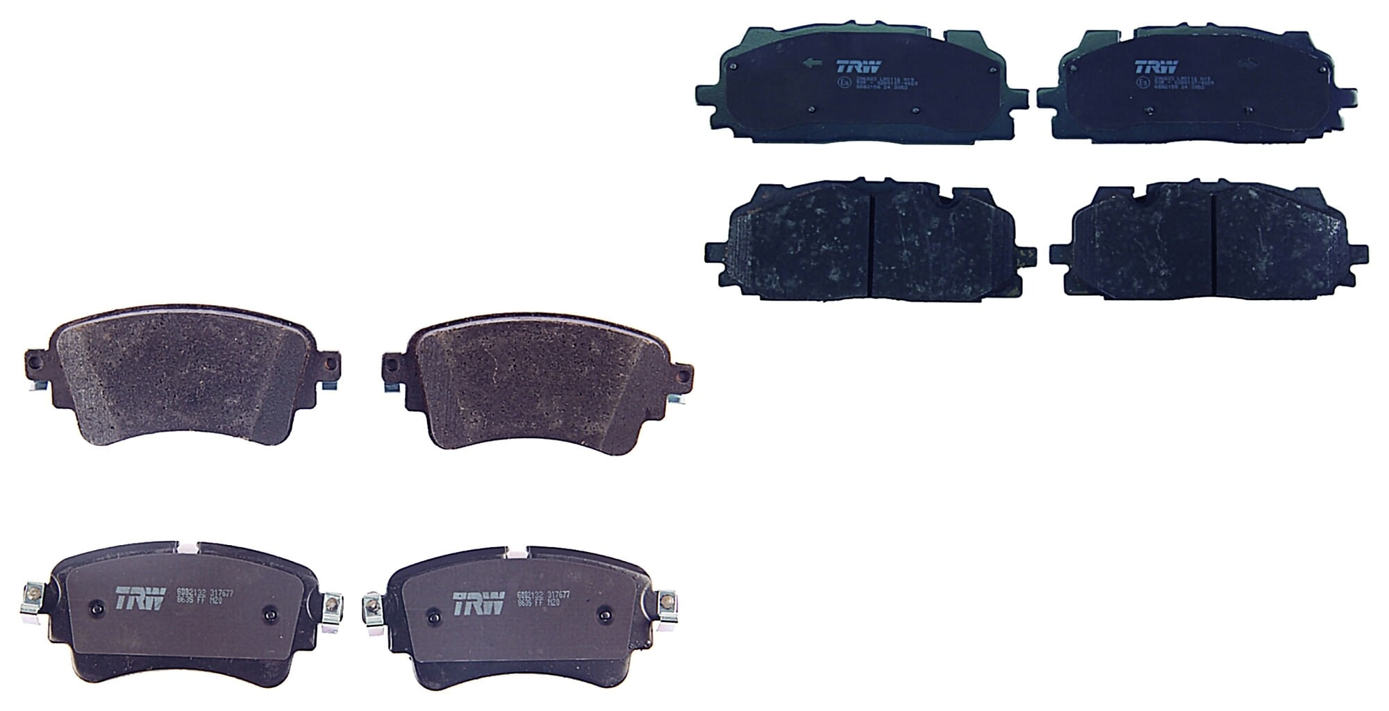 Kit De Balatas Bajos Metales Delanteras Y Traseras