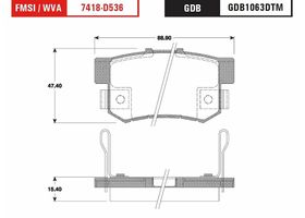 Balatas Ceramicas Traseras