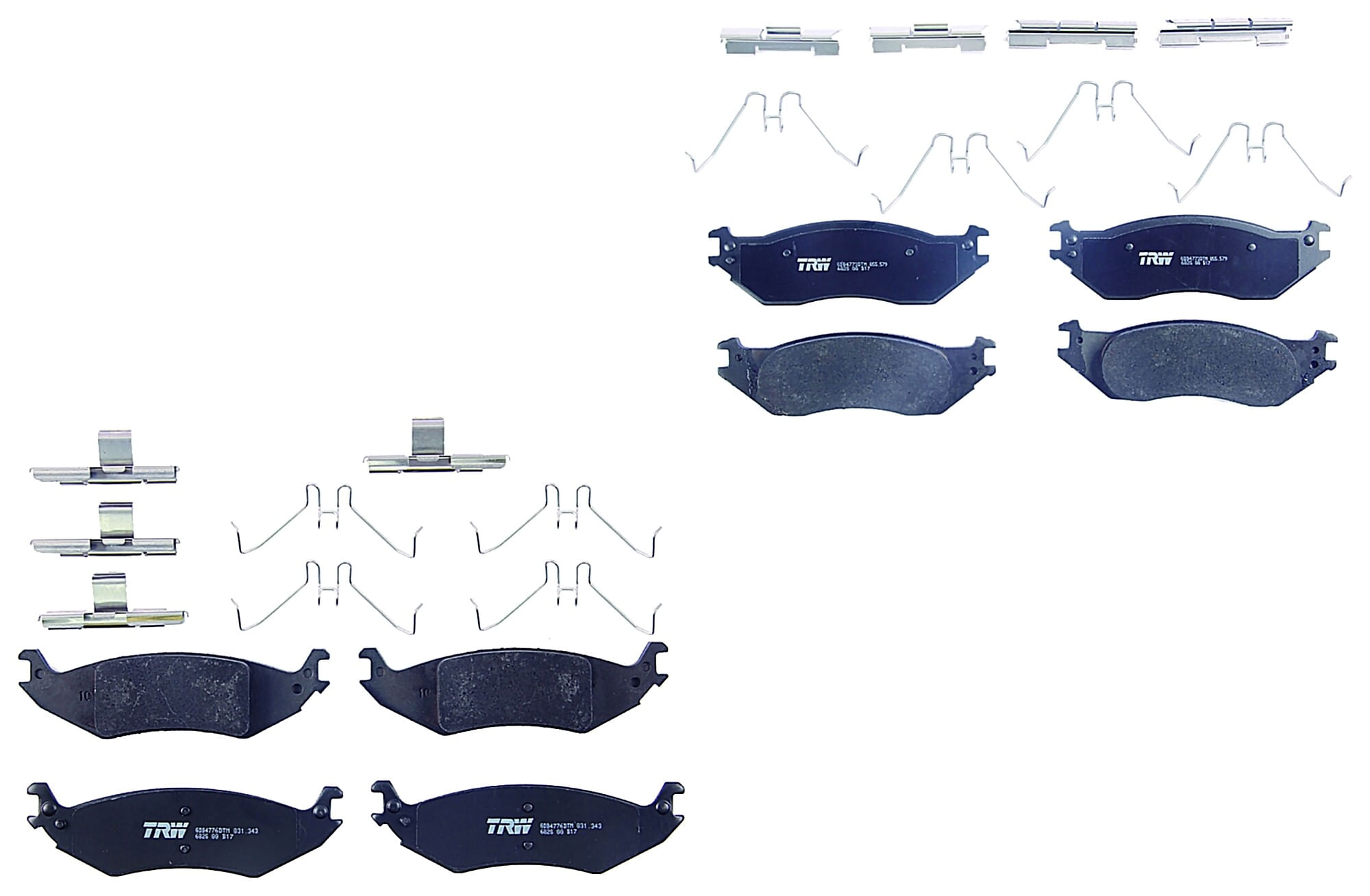 Kit De Balatas Ceramicas Delanteras Y Traseras