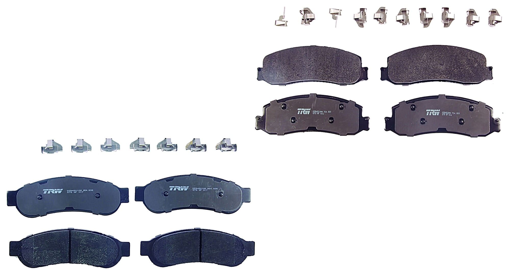 Kit De Balatas Semimetalicas Delanteras Y Traseras