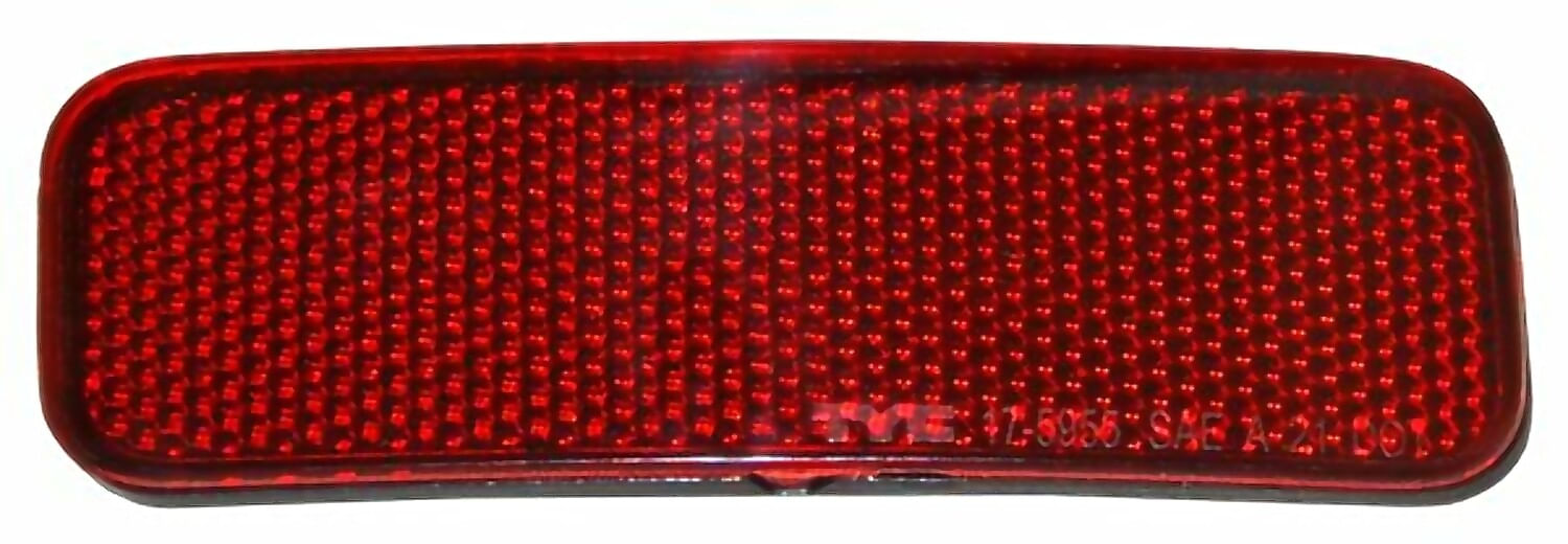 Cuarto Reflejante Trasero Lateral Rojo Lado Pasajero