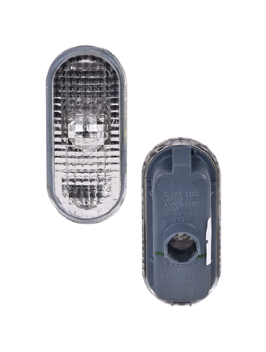 Cuarto Delantero Lateral Blanco Rayado Sin Foco Lado Conductor O Pasajero