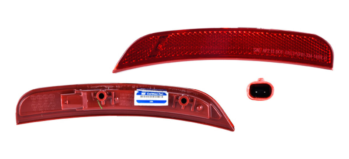 Cuarto Reflejante Trasero Lateral Con Leds Lado Conductor