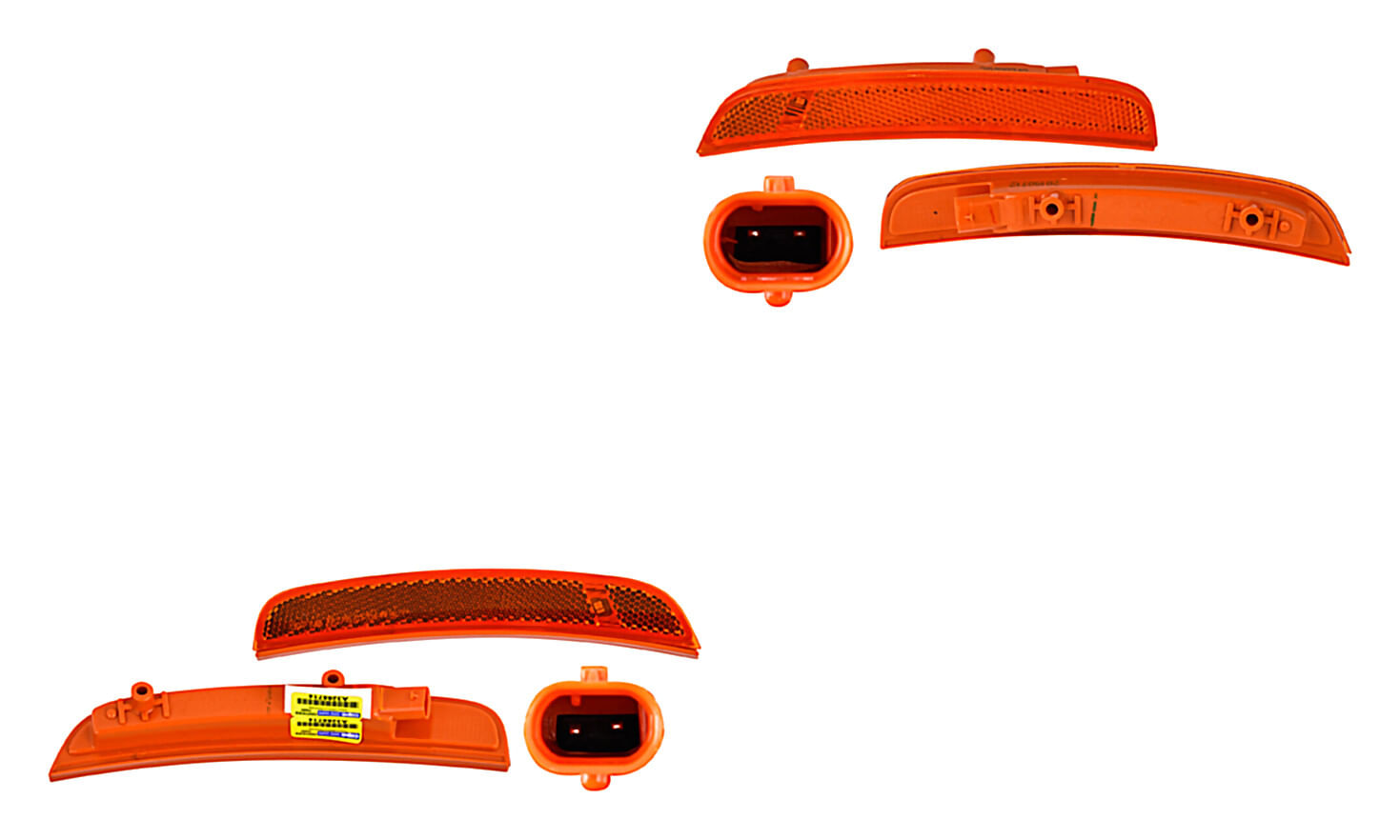 Par De Cuartos Delanteros Laterales Con Leds