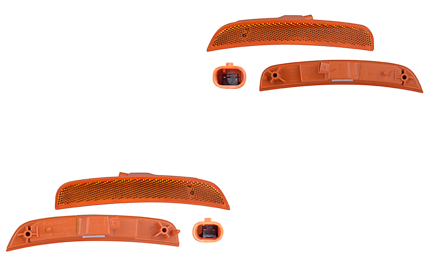 Par De Cuartos Delanteros Laterales Con Leds