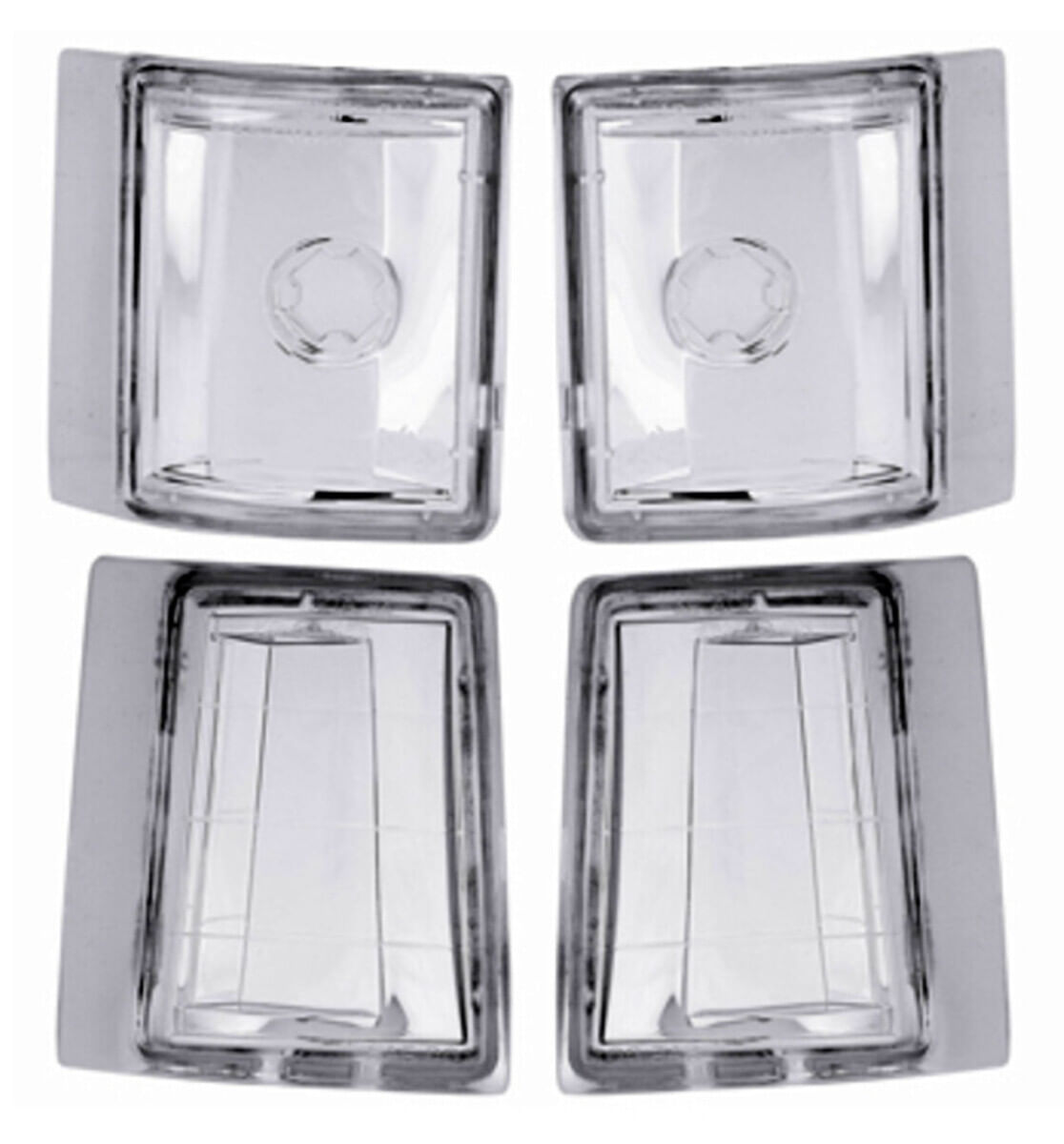 Juego De Cuartos Delanteros Superior/Inferior Cristal