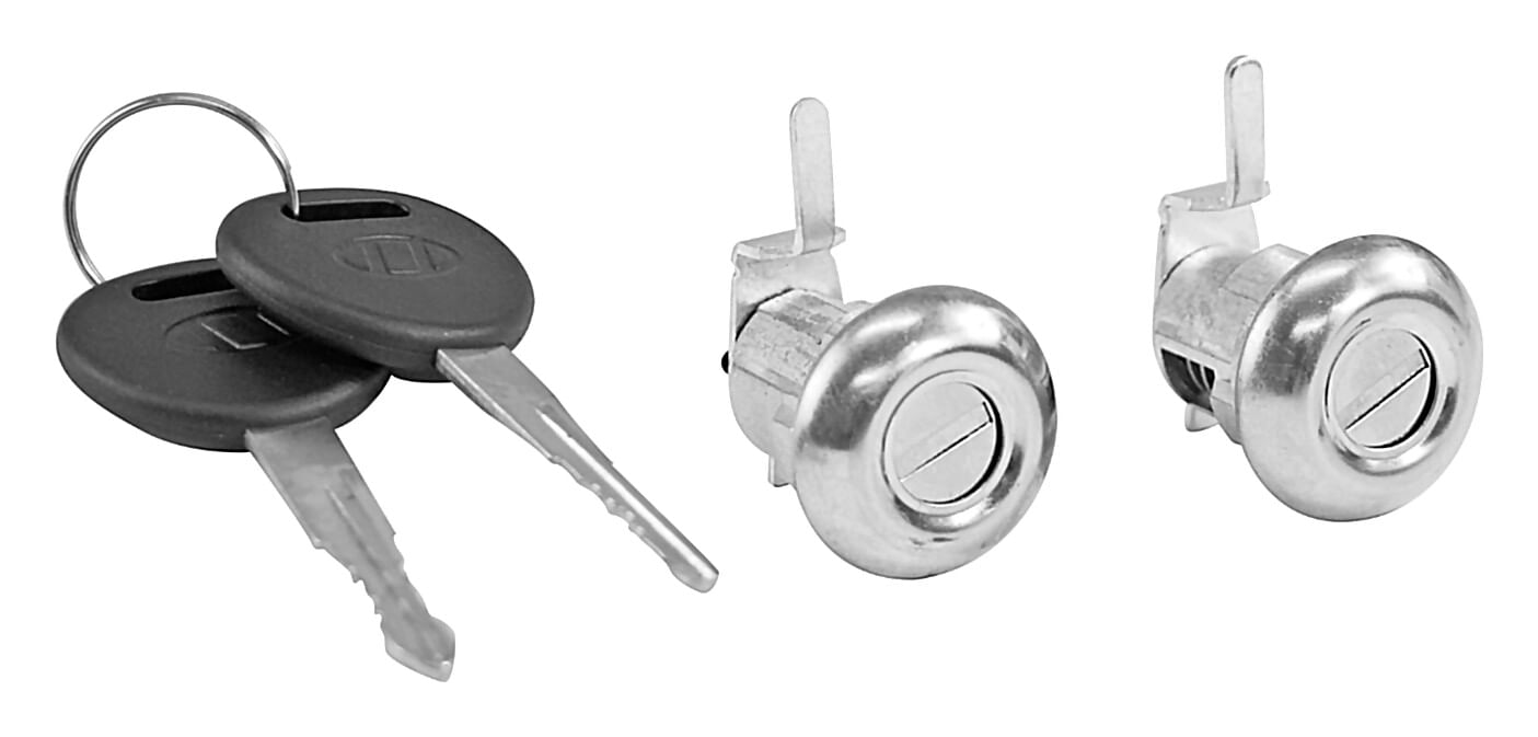 Juego De Cilindros De Puertas Con Llave Cromados