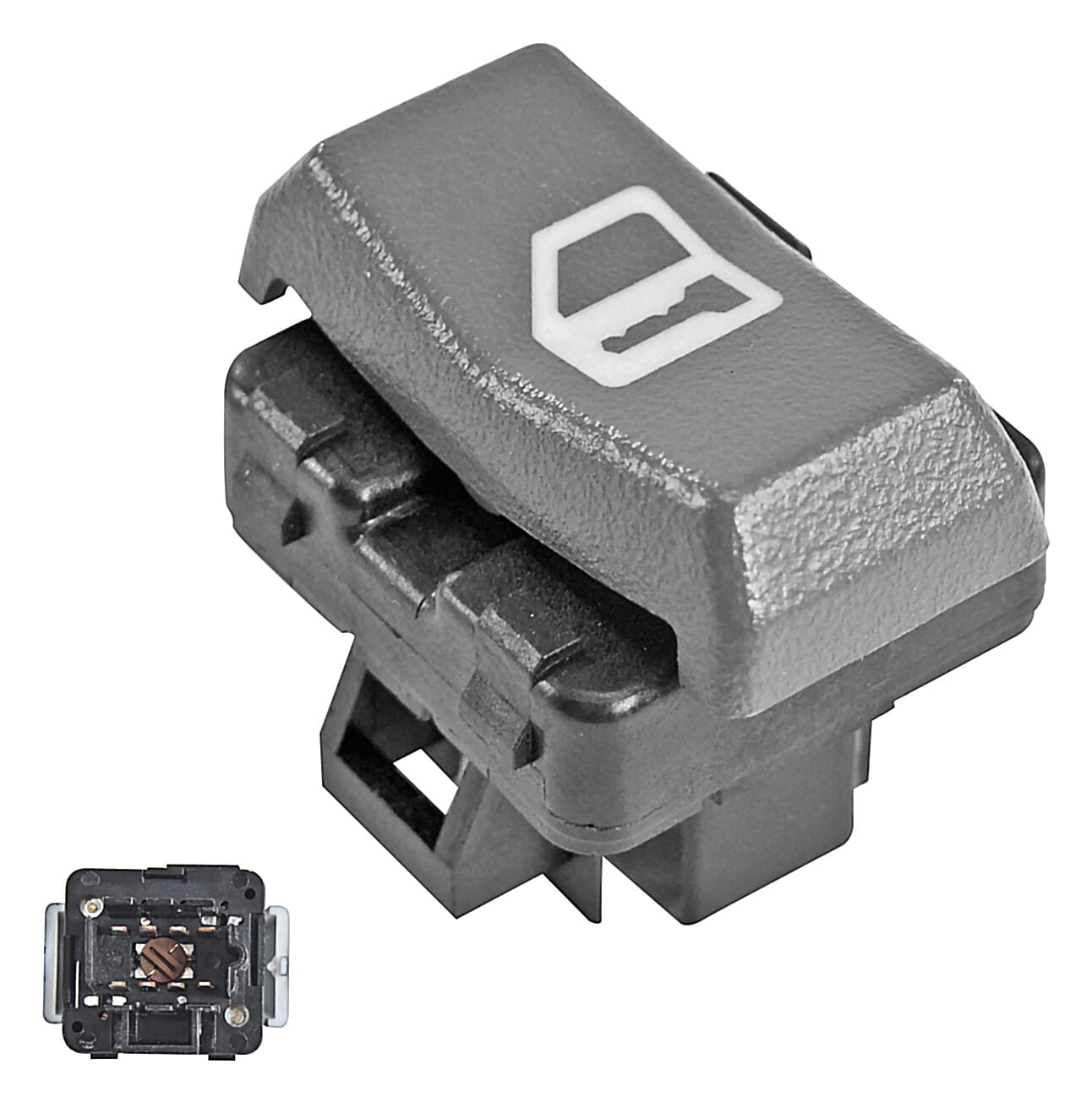 Control Seguro Puerta Delantero Gris Lado Pasajero