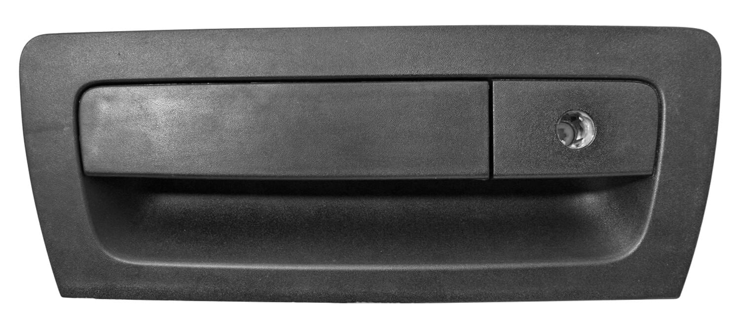 Manija Tapa Batea Corrugada Negra C/Hoyo P/Llave
