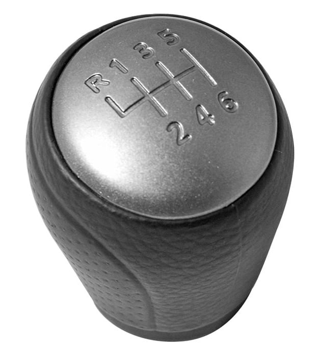 Perilla De Palanca Negra/Plata