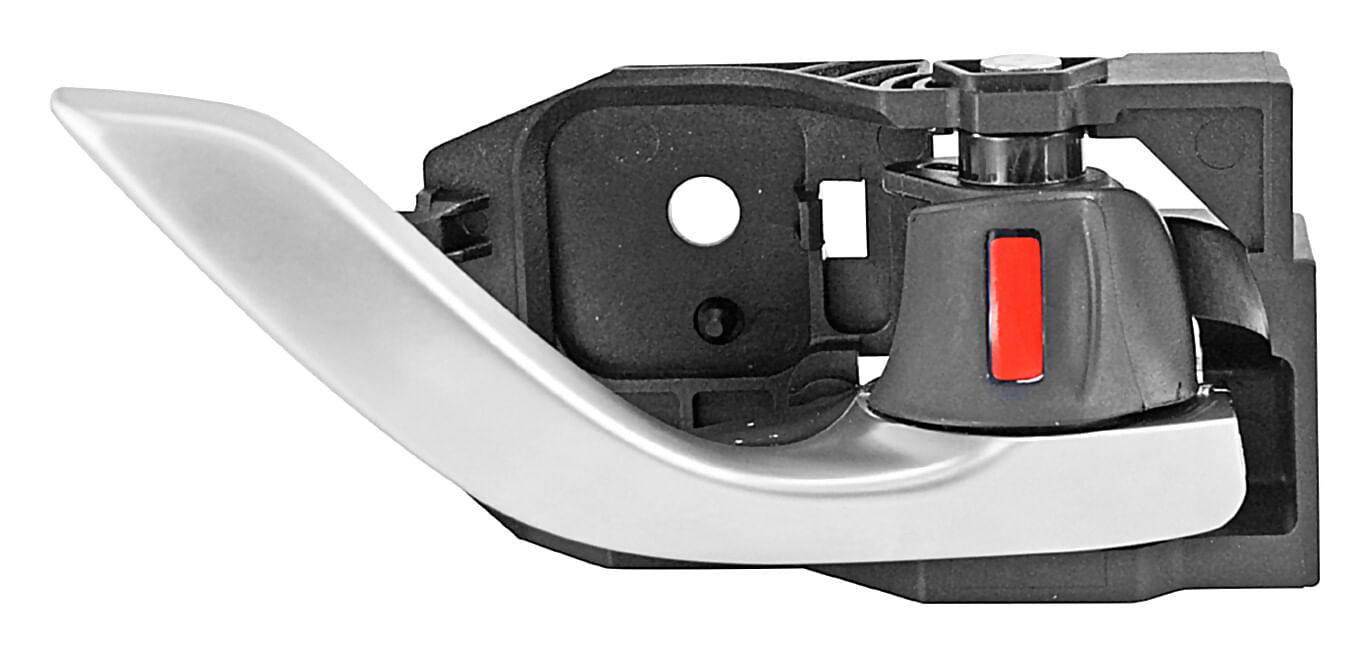 Manija Puerta Interior Delantera O Trasera Negra/Plata Lado Pasajero