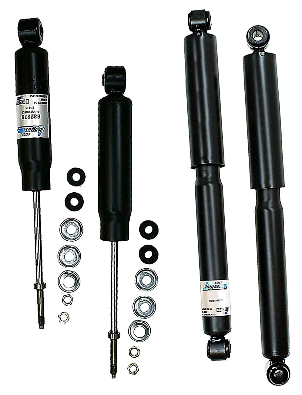 Kit De 4 Amortiguadores Gas Bogas