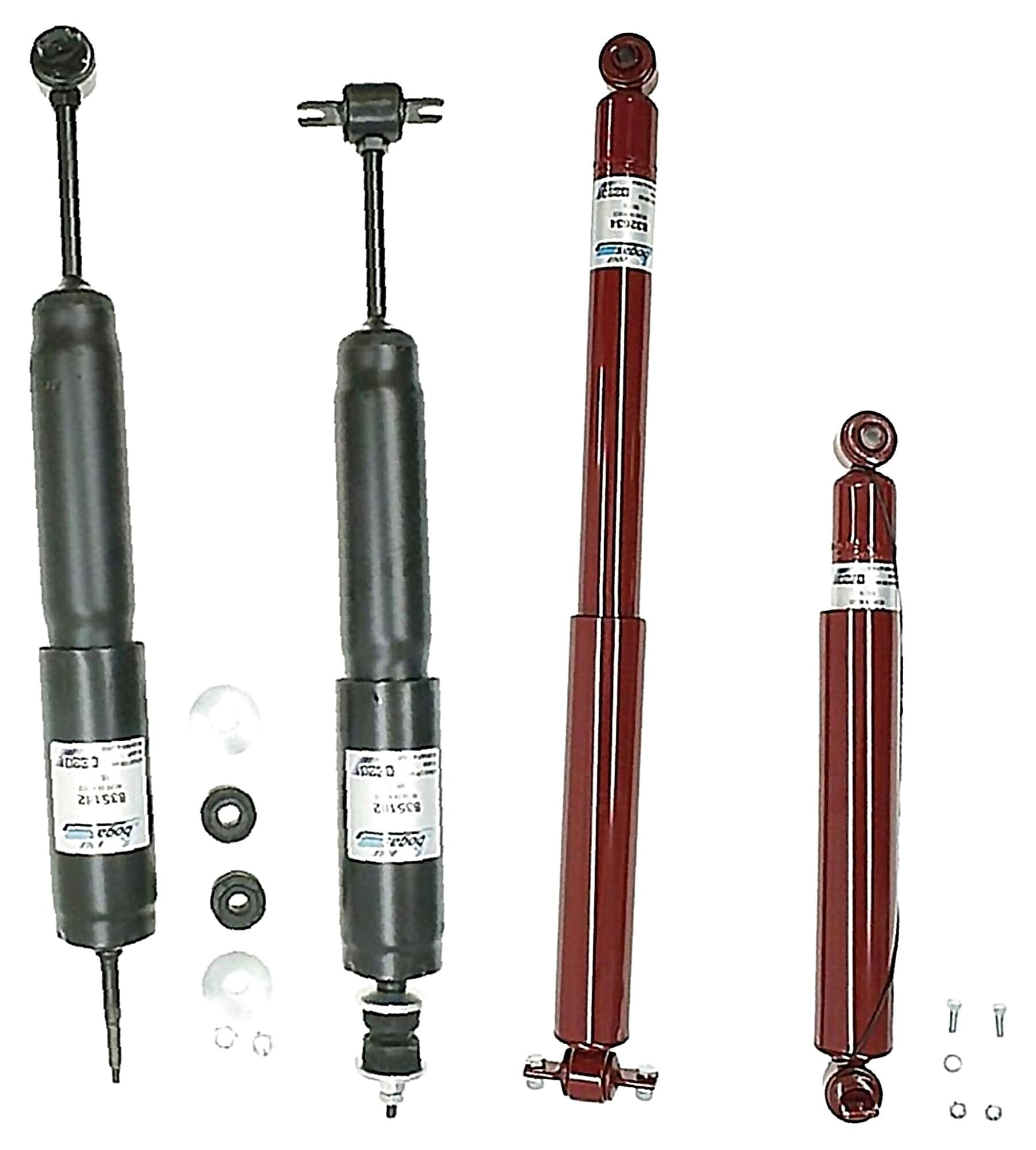 Kit De 4 Amortiguadores Gas Bogas 4WD, RWD