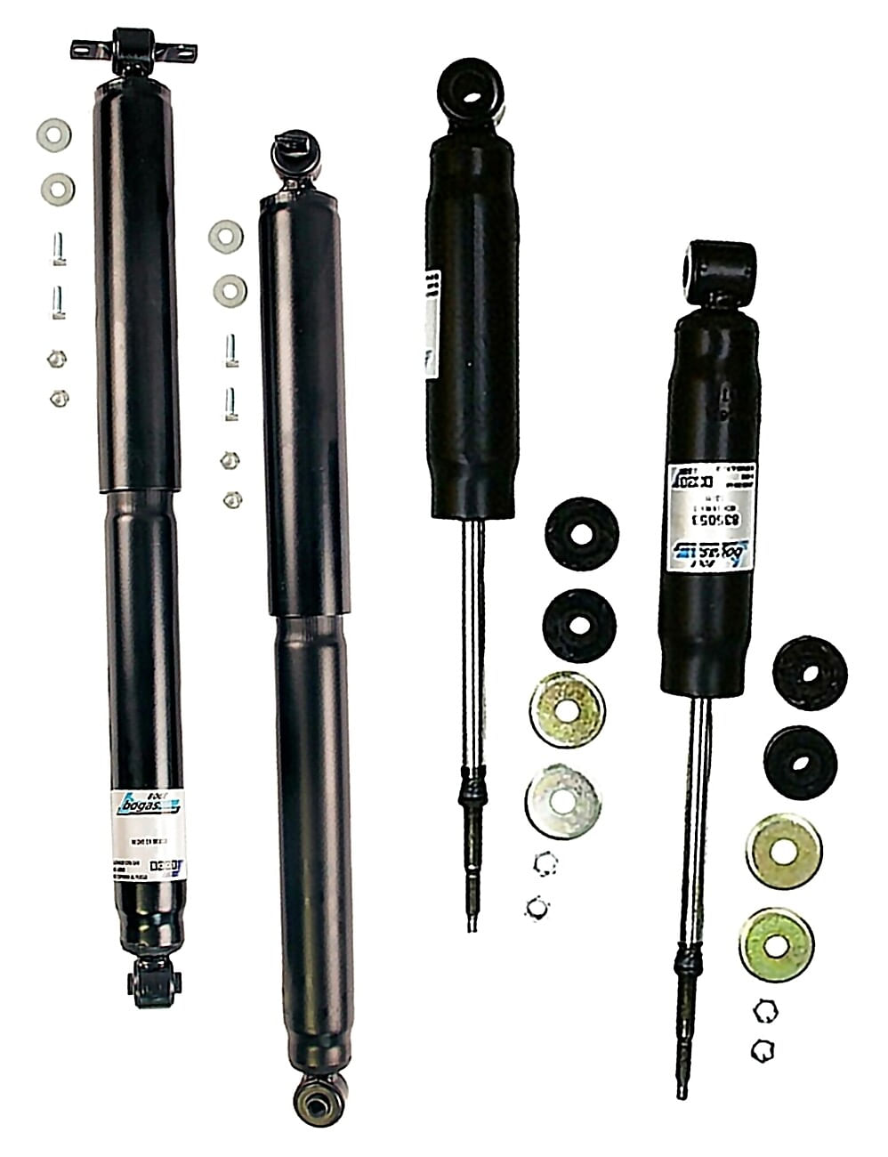 Kit De 4 Amortiguadores Gas Bogas