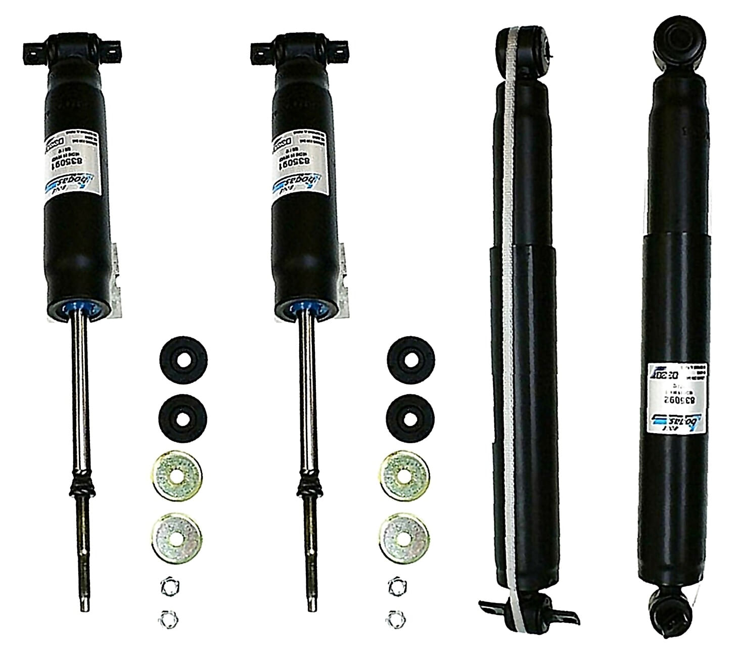 Kit De 4 Amortiguadores Gas Bogas