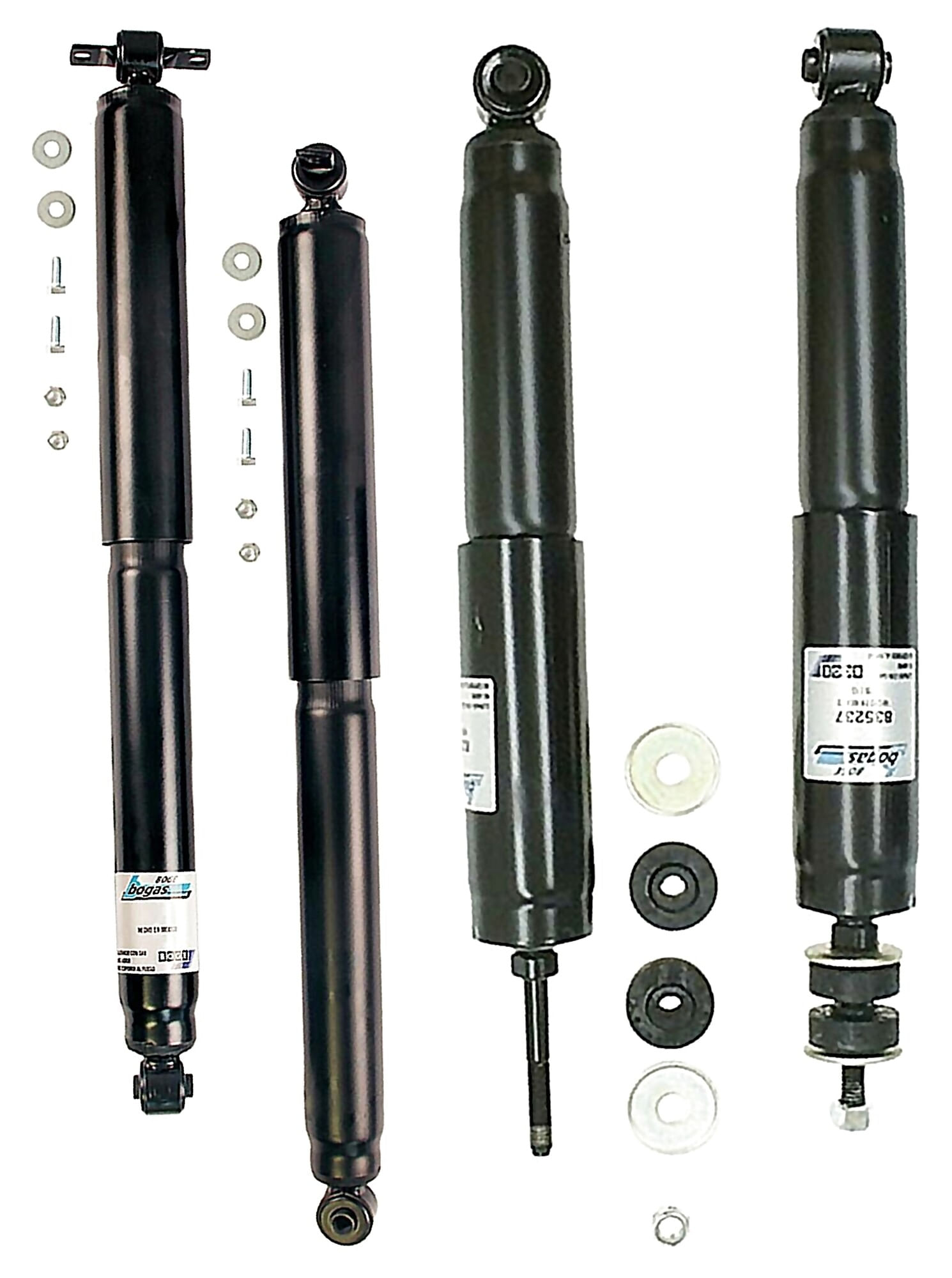 Kit De 4 Amortiguadores Gas Bogas 4WD, RWD