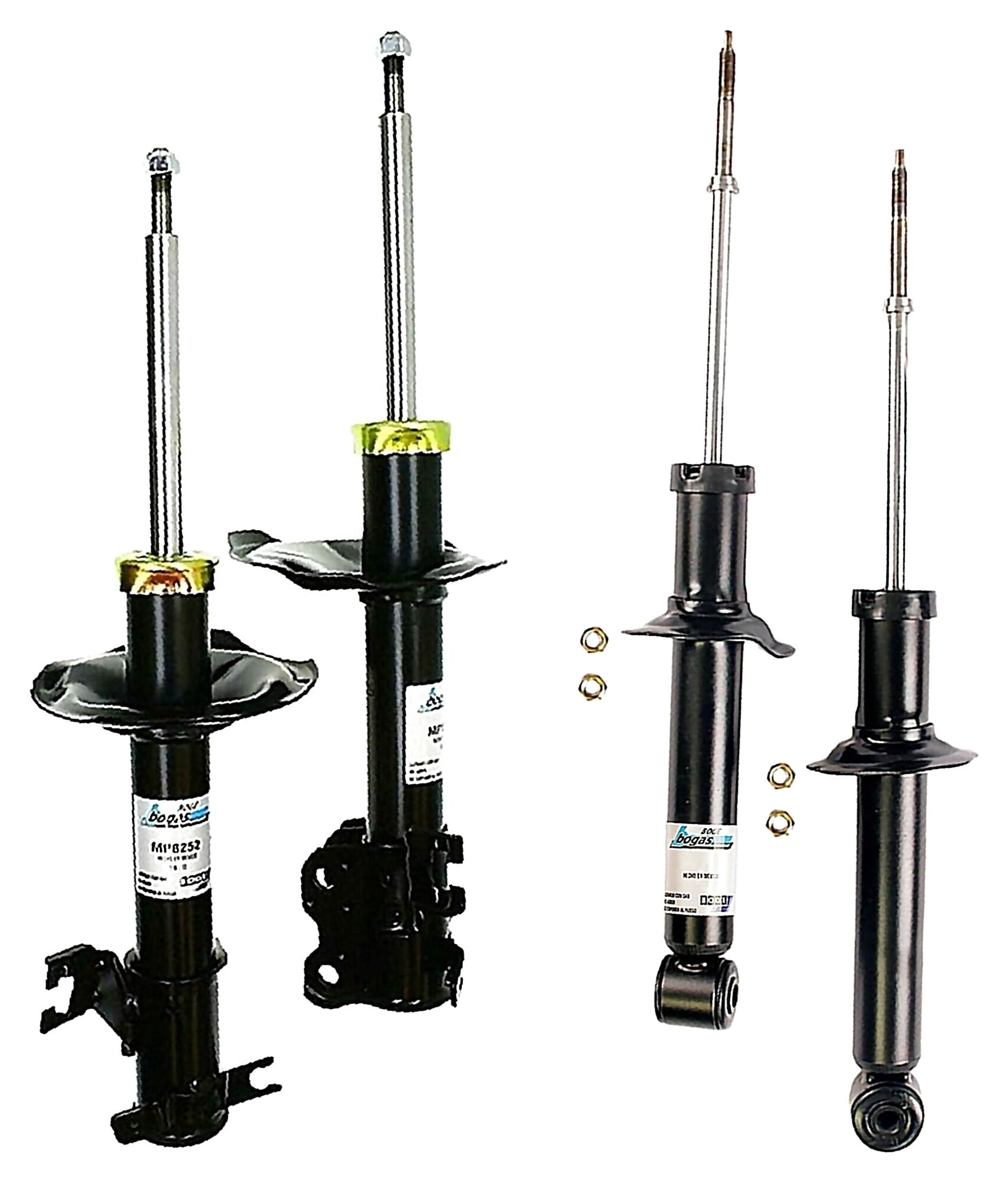 Kit De 4 Amortiguadores Gas Bogas FWD
