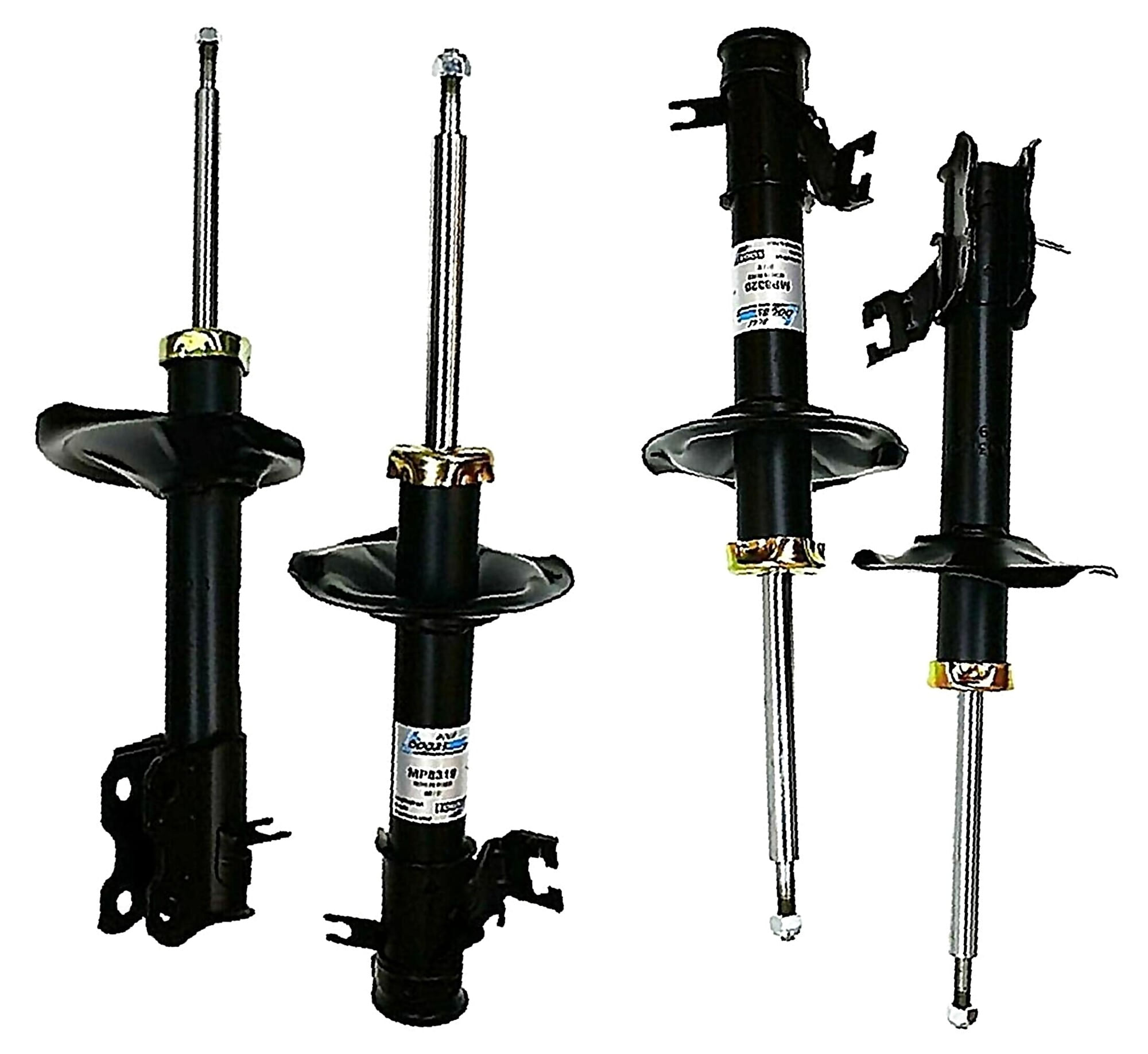 Kit De 4 Amortiguadores Gas Bogas FWD