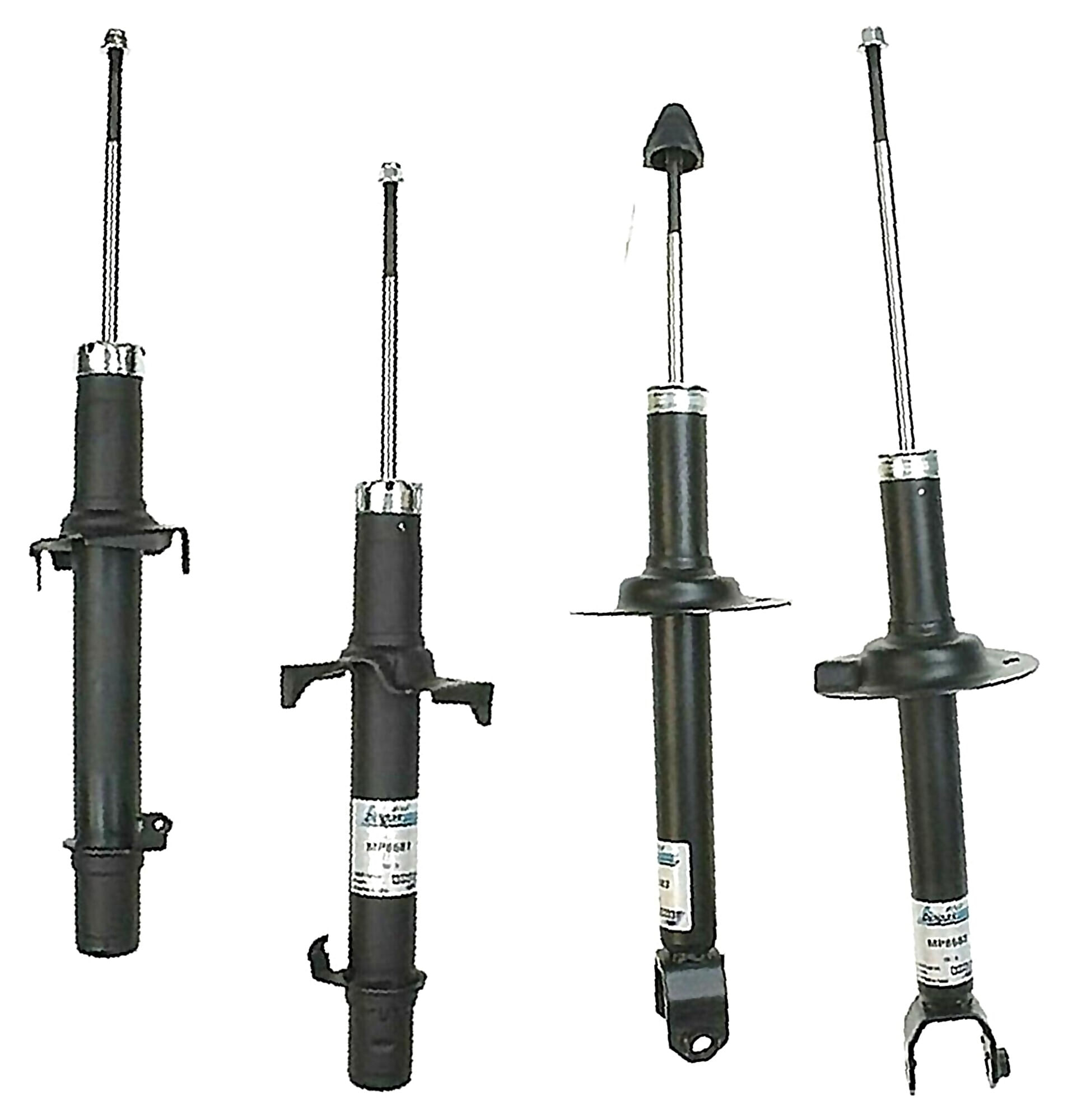 Kit De 4 Amortiguadores Gas Bogas FWD