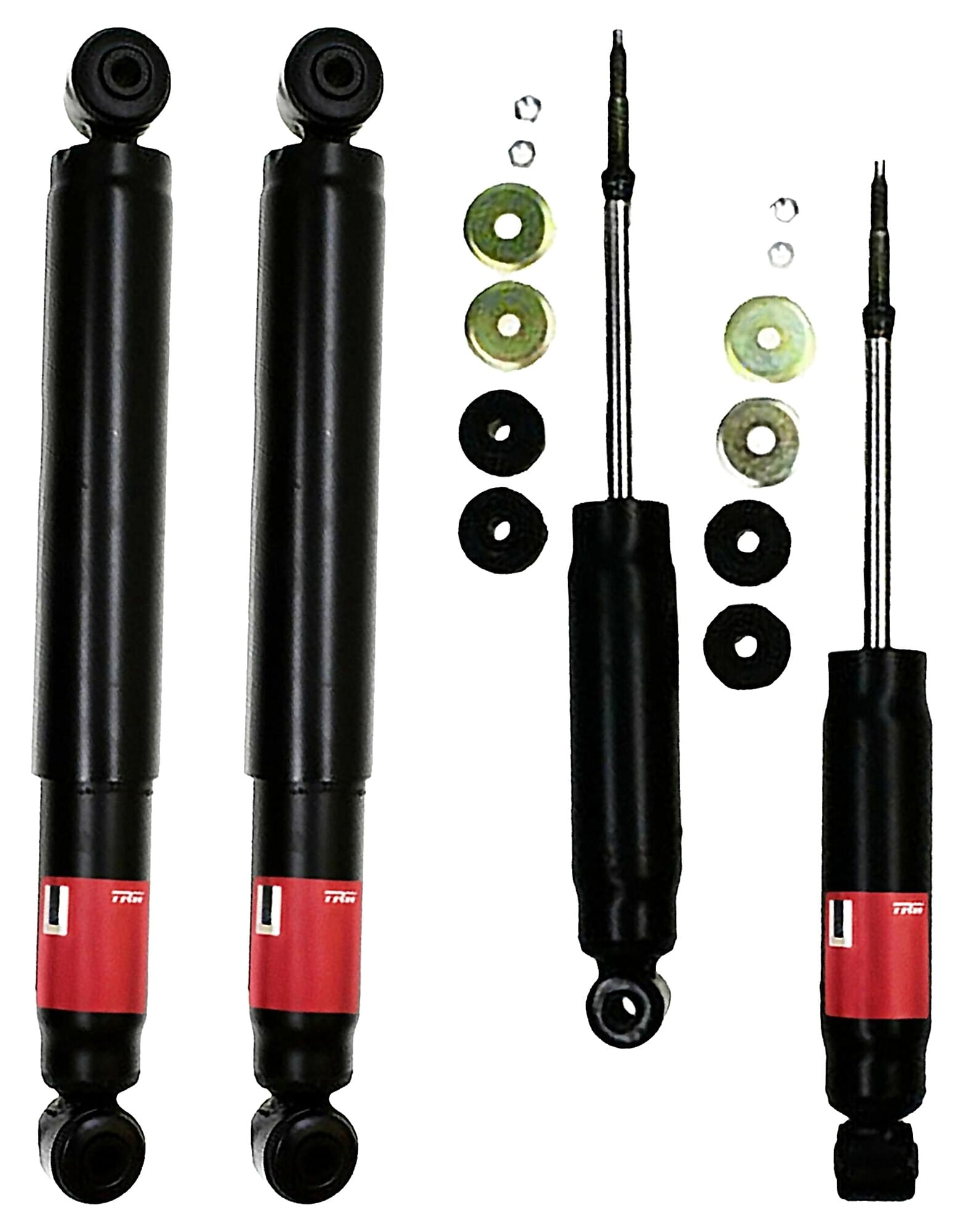 Kit De 4 Amortiguadores Gas 4WD, RWD