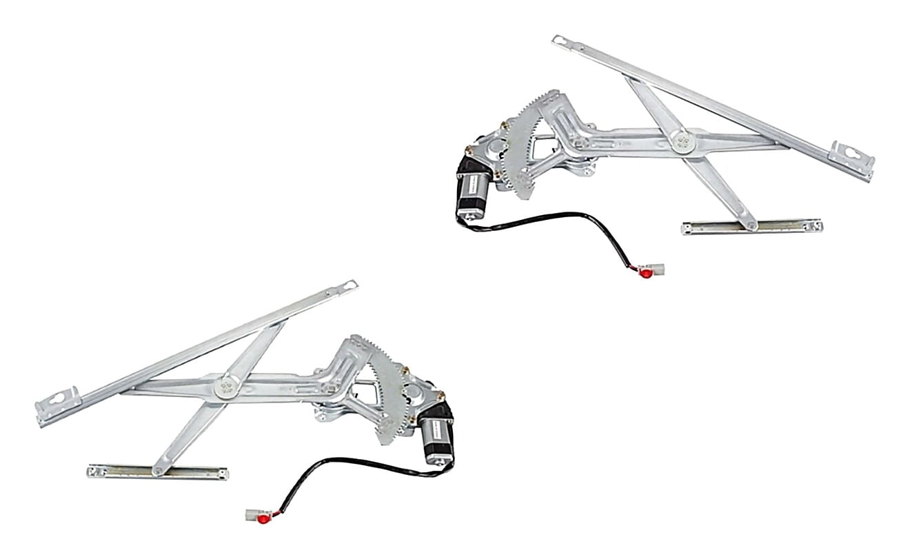 Par De Elevadores De Cristal Delanteros Con Motor