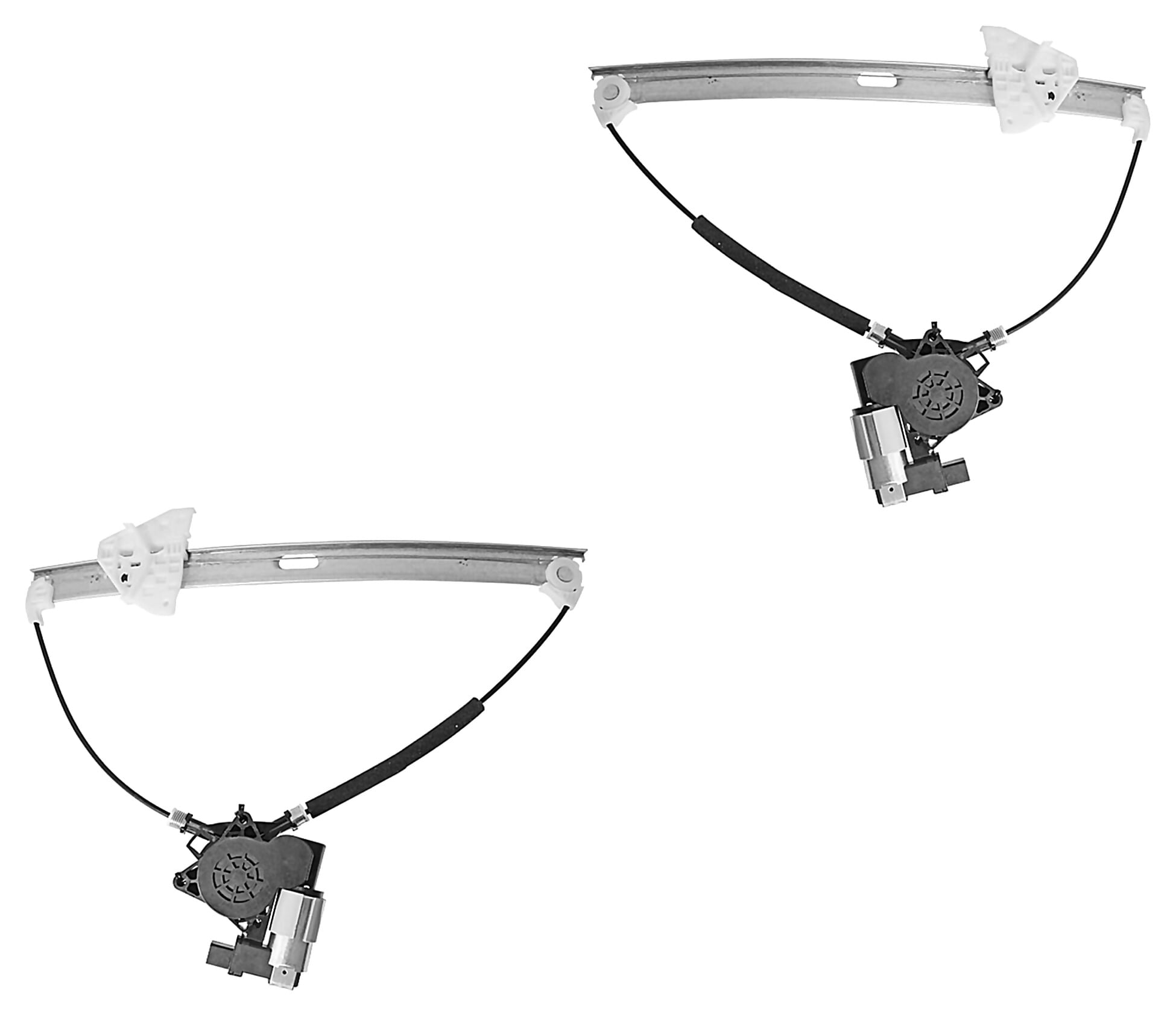 Par De Elevadores De Cristal Delanteros Con Motor