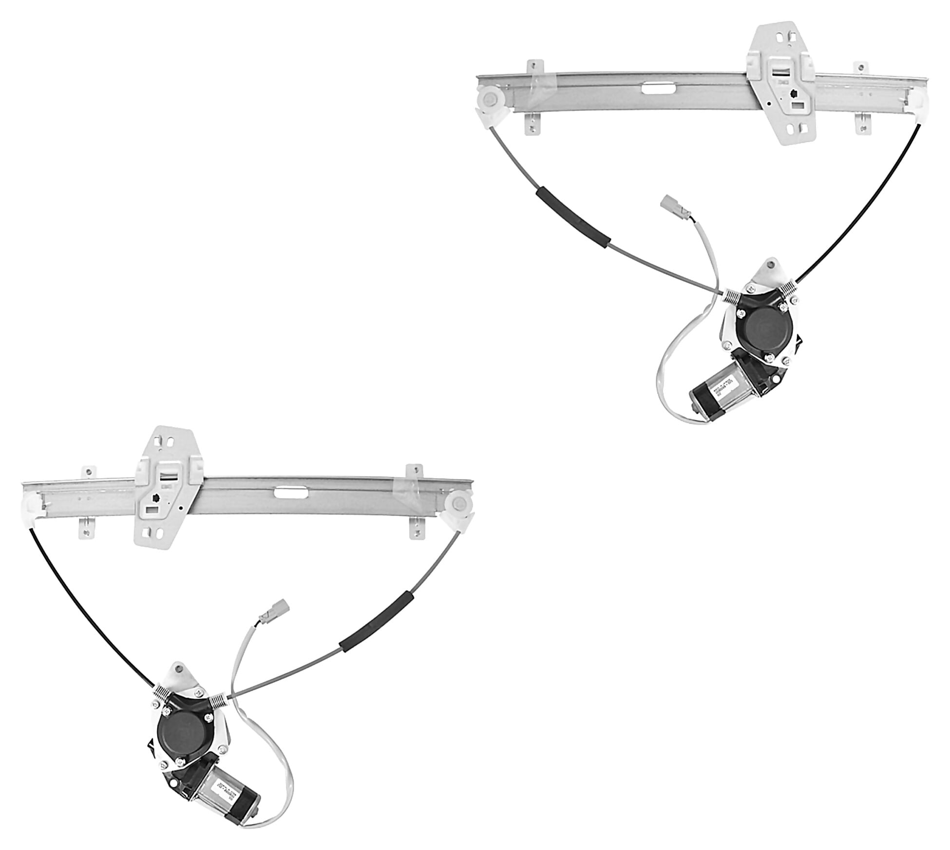 Par De Elevadores De Cristal Delanteros Con Motor
