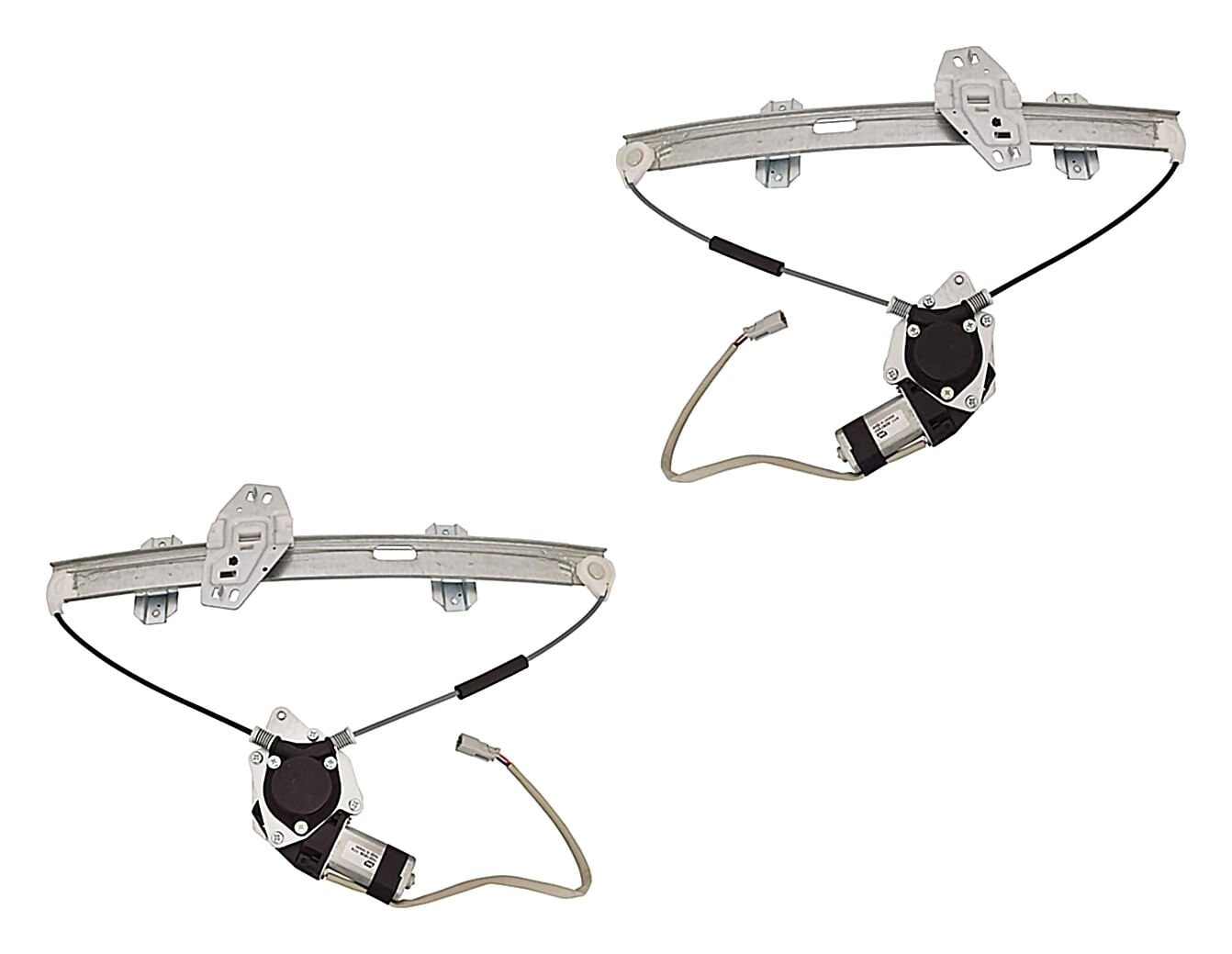Par De Elevadores De Cristal Delanteros Con Motor