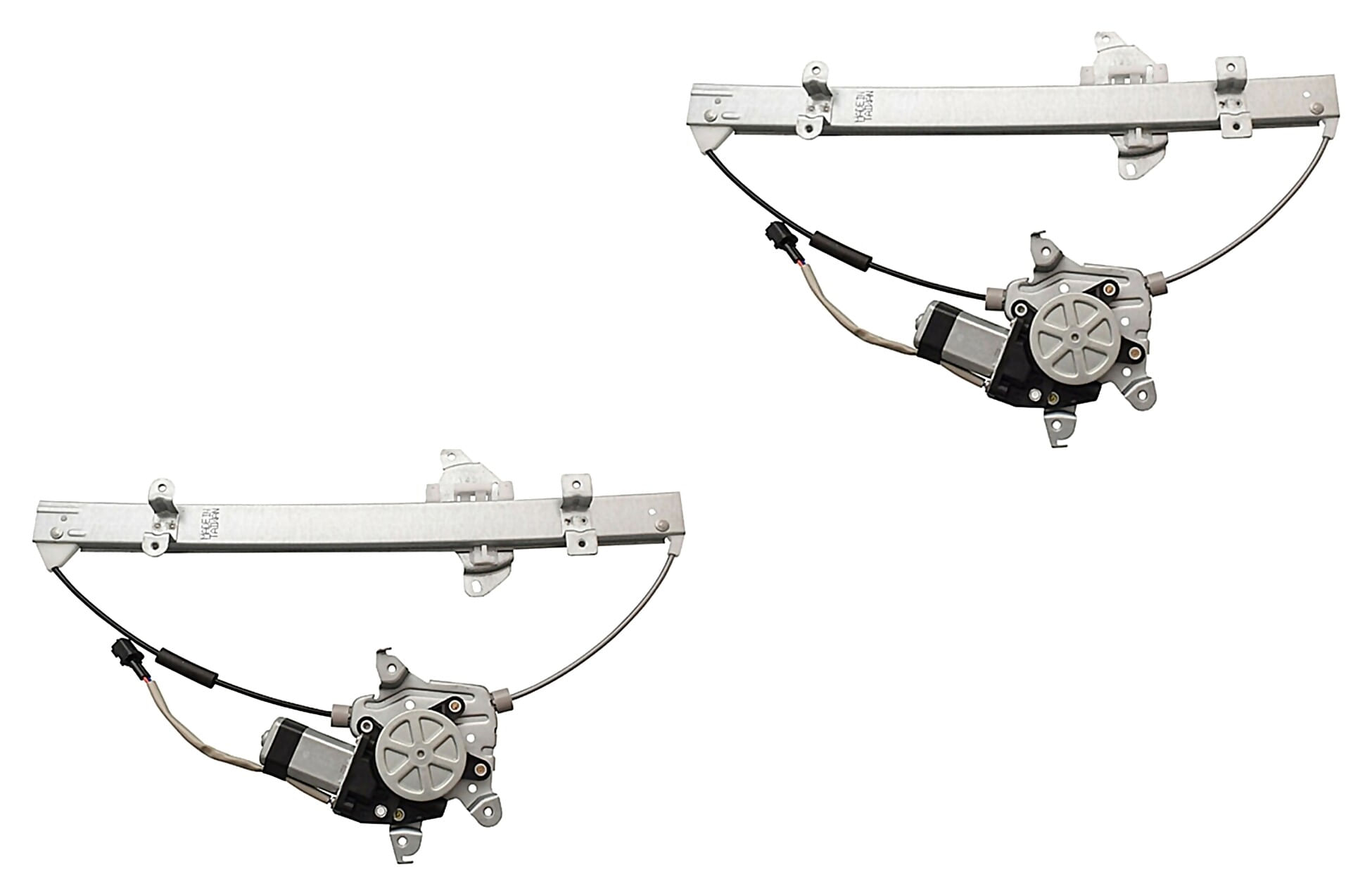 Par De Elevadores De Cristal Delanteros Con Motor
