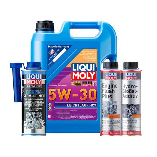 liqui-moly-kit-de-aceite-leichtlauf-hc7-5w30-enjuague-de-motor-y-aditivos-hydro-stossel-y-pro-line-0