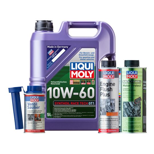 liqui-moly-kit-de-aceite-synthoil-race-10w60-enjuague-de-motor-y-aditivos-motor-protect-molygen-y-ventil-sauber-0