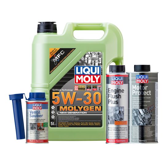 liqui-moly-kit-de-aceite-molygen-5w30-enjuague-de-motor-y-aditivos-motor-protect-y-ventil-sauber-0