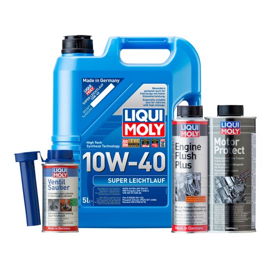liqui-moly-kit-de-aceite-super-leichtlauf-10w40-enjuague-de-motor-y-aditivos-motor-protect-y-ventil-sauber-0