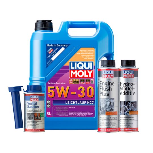 liqui-moly-kit-de-aceite-leichtlauf-hc7-5w30-enjuague-de-motor-y-aditivos-hydro-stossel-y-ventil-sauber-0