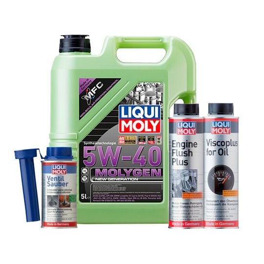 liqui-moly-kit-de-aceite-molygen-5w40-enjuague-de-motor-y-aditivos-viscoplus-y-ventil-sauber-0 liqui-moly-kit-de-aceite-molygen-5w40-enjuague-de-motor-y-aditivos-viscoplus-y-ventil-sauber-0