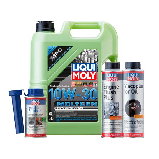 liqui-moly-kit-de-aceite-molygen-10w30-enjuague-de-motor-y-aditivos-viscoplus-y-ventil-sauber-0