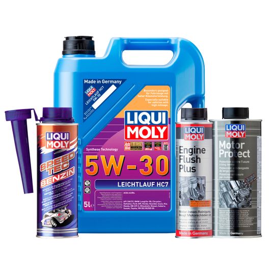 liqui-moly-kit-de-aceite-leichtlauf-hc7-5w30-enjuague-de-motor-y-aditivos-motor-protect-y-speed-tec-0