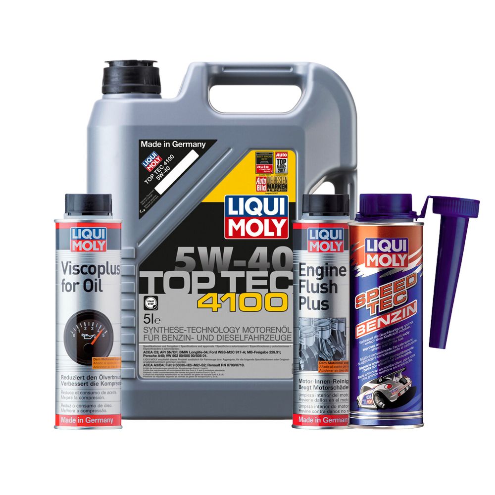 Liqui Moly 5W-40 Top Tec 4100 Aceite de motor sintético bajo en ceniza